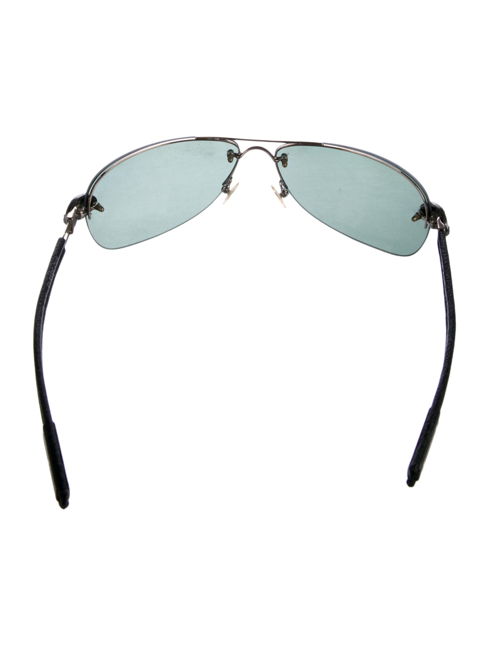 Chrome Hearts Classic Oval Aviator Sunglasses