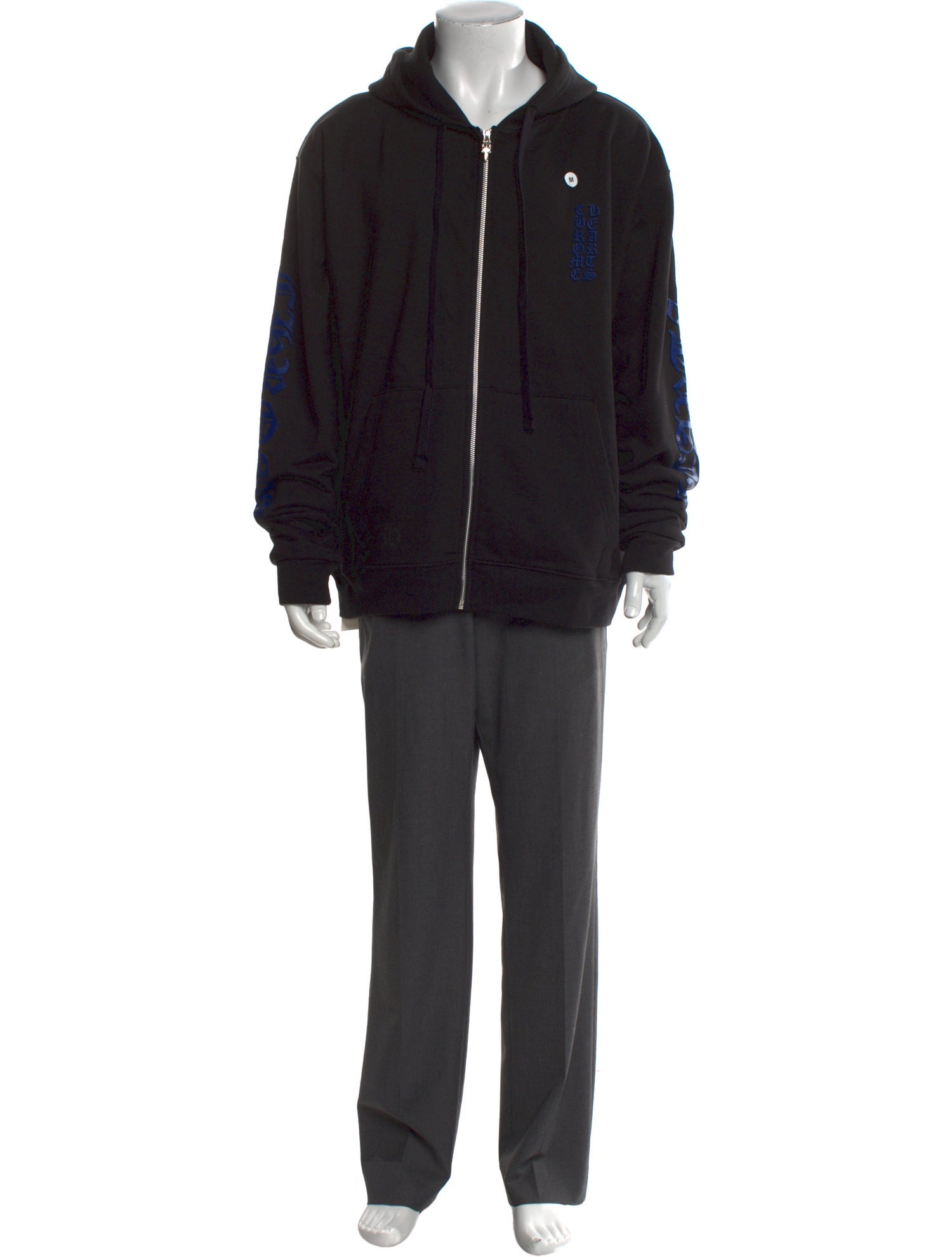 Chrome Hearts Thermal Lined Eye Chart Crew Neck Hoodie