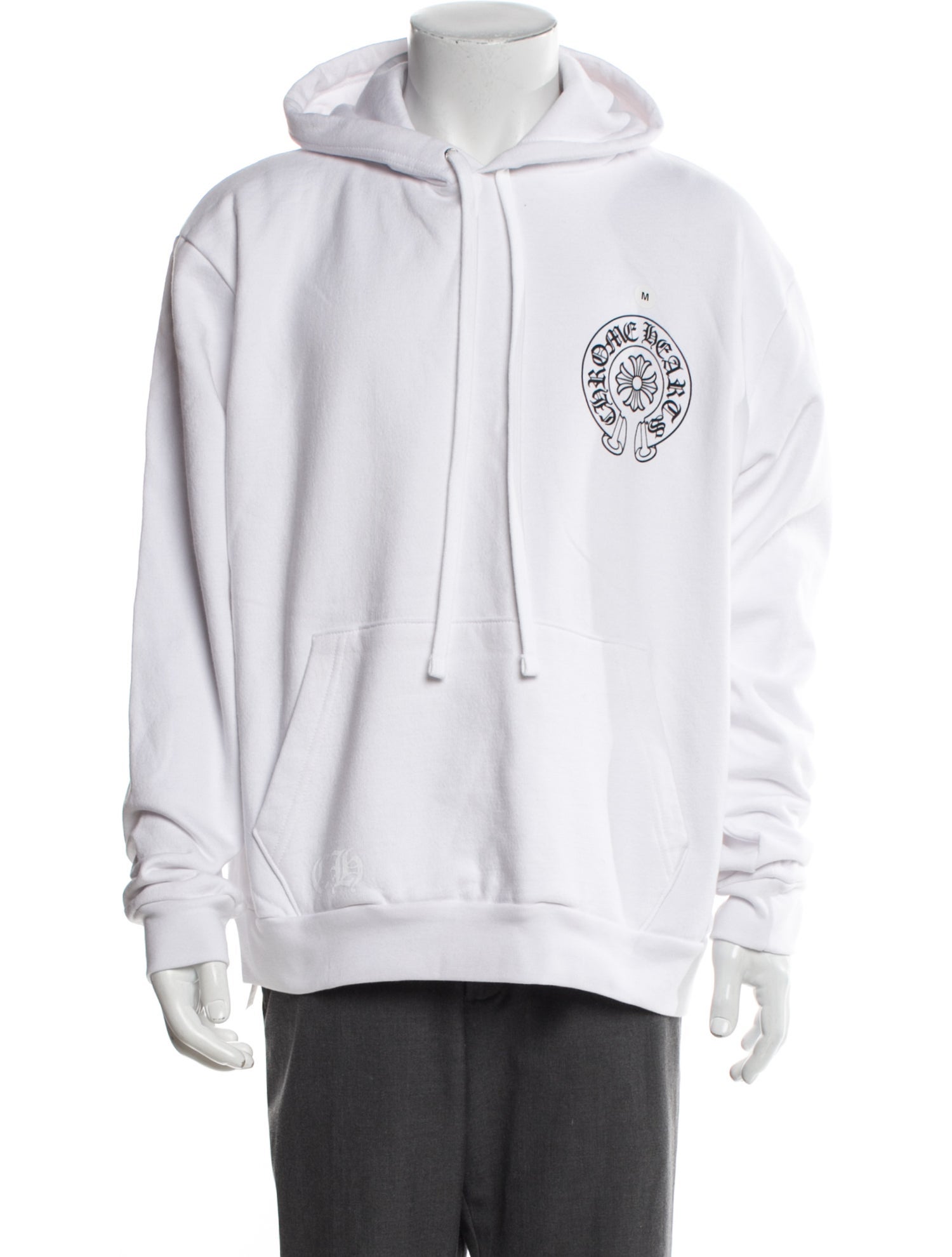 Chrome Hearts Miami Horseshoe Logo Graphic Print Hoodie
