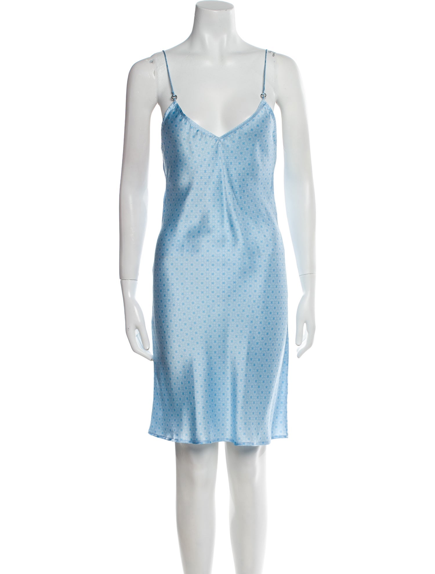 Chrome Hearts Silk Knee-Length Dress