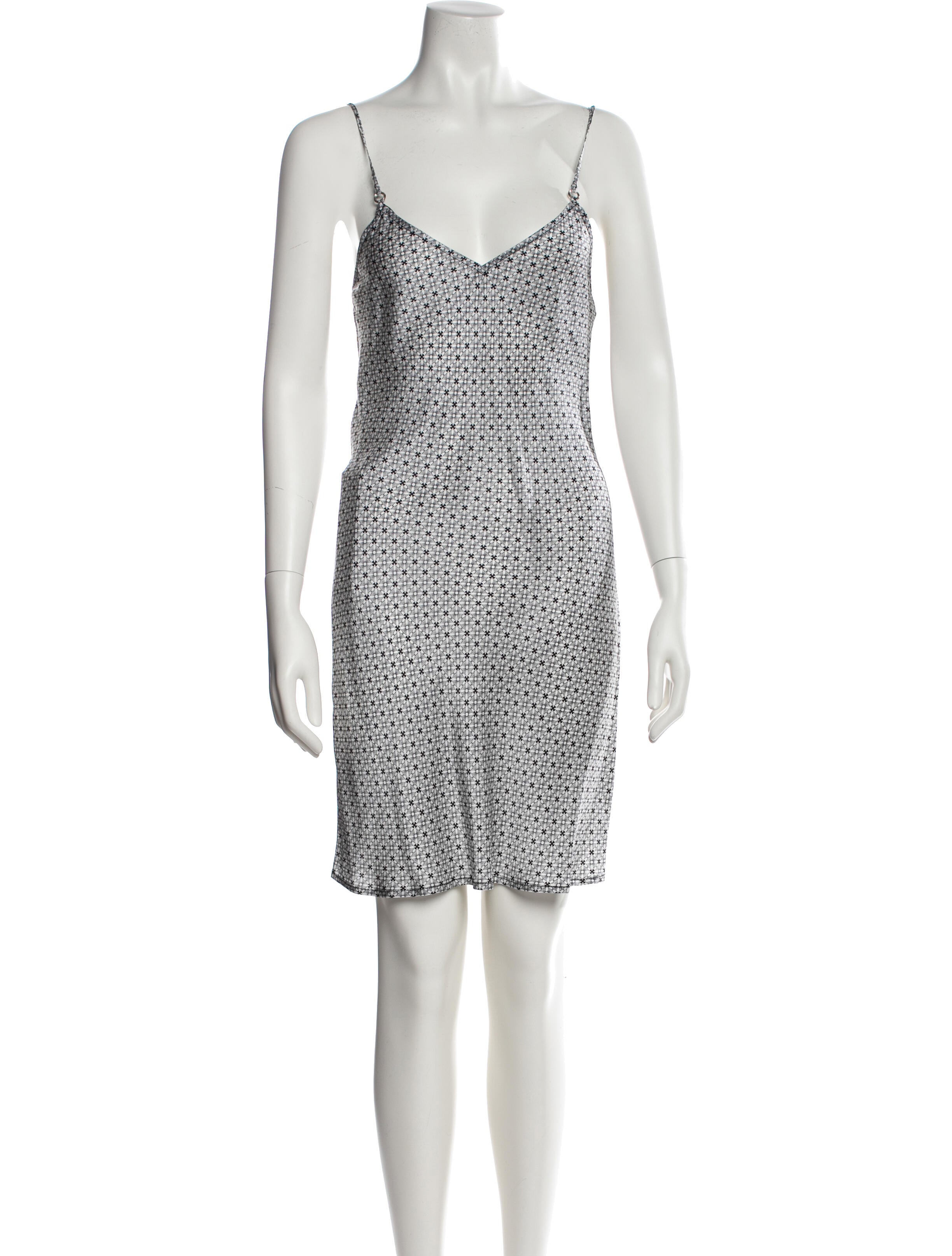 Chrome Hearts Silk Knee-Length Dress