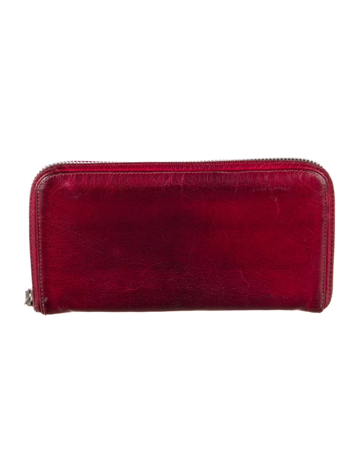 Chrome Hearts Cemetery Long Leather Continental Wallet