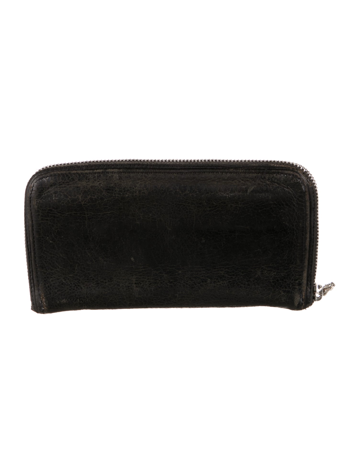 Chrome Hearts Cemetery Leather Continental Wallet