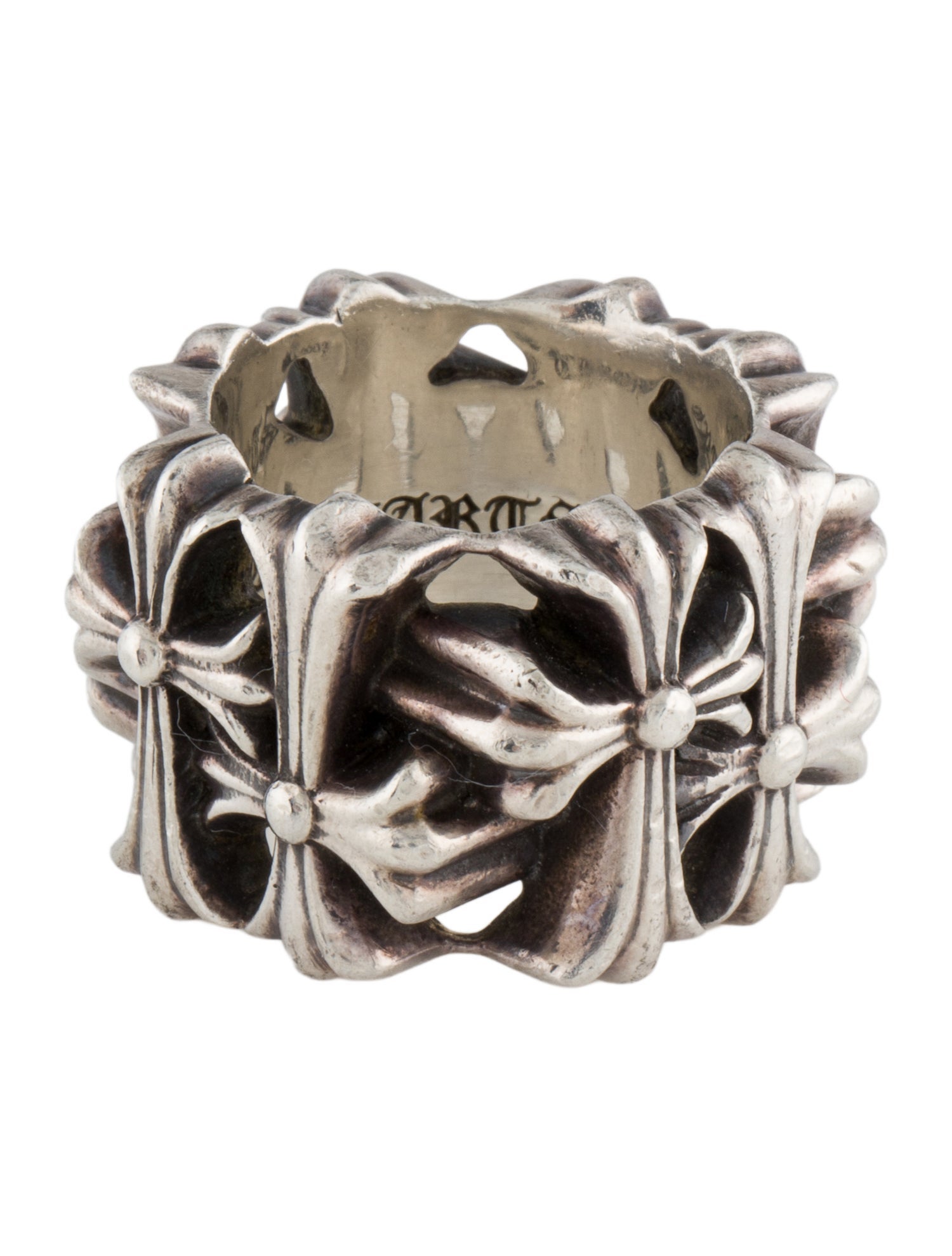 Chrome Hearts Cemetery Cross Square Ring