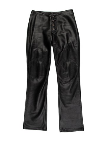 Pre-owned Chrome Hearts Vintage Straight Leg Pants In Black