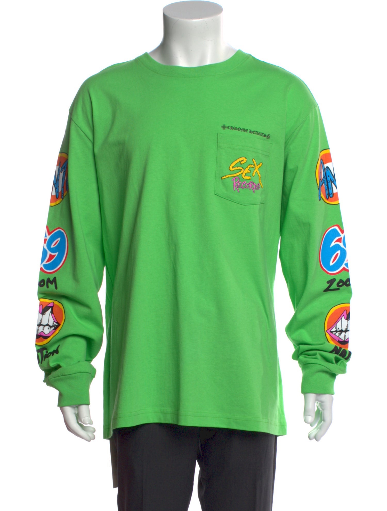 Chrome Hearts Graphic Print Crew Neck T-Shirt