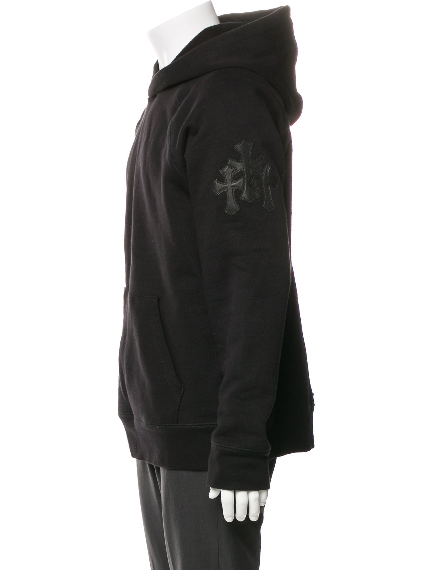 Chrome Hearts Triple Cross Paper Jam Crew Neck Hoodie
