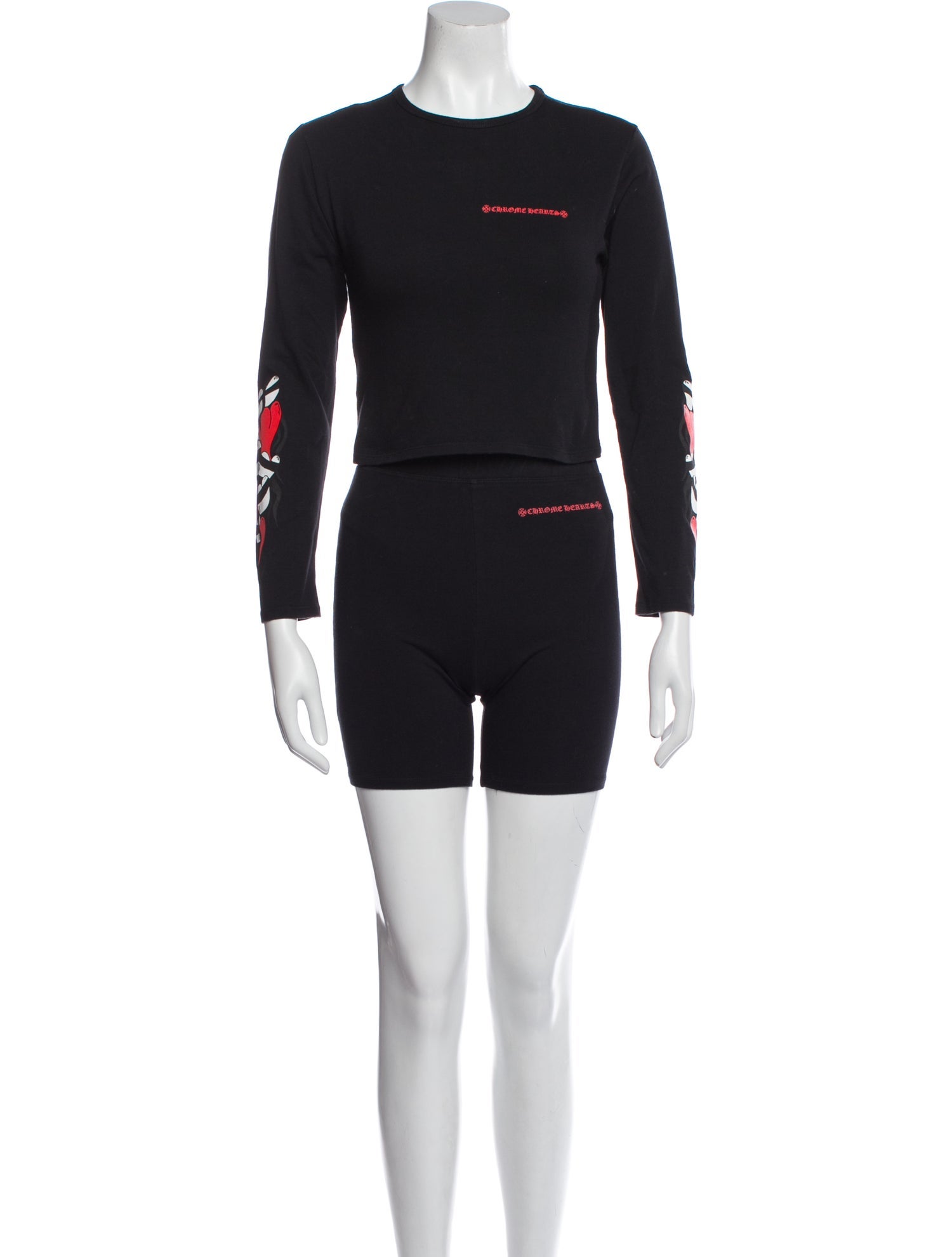 Chrome Hearts Matty Boy Graphic Print Short Set