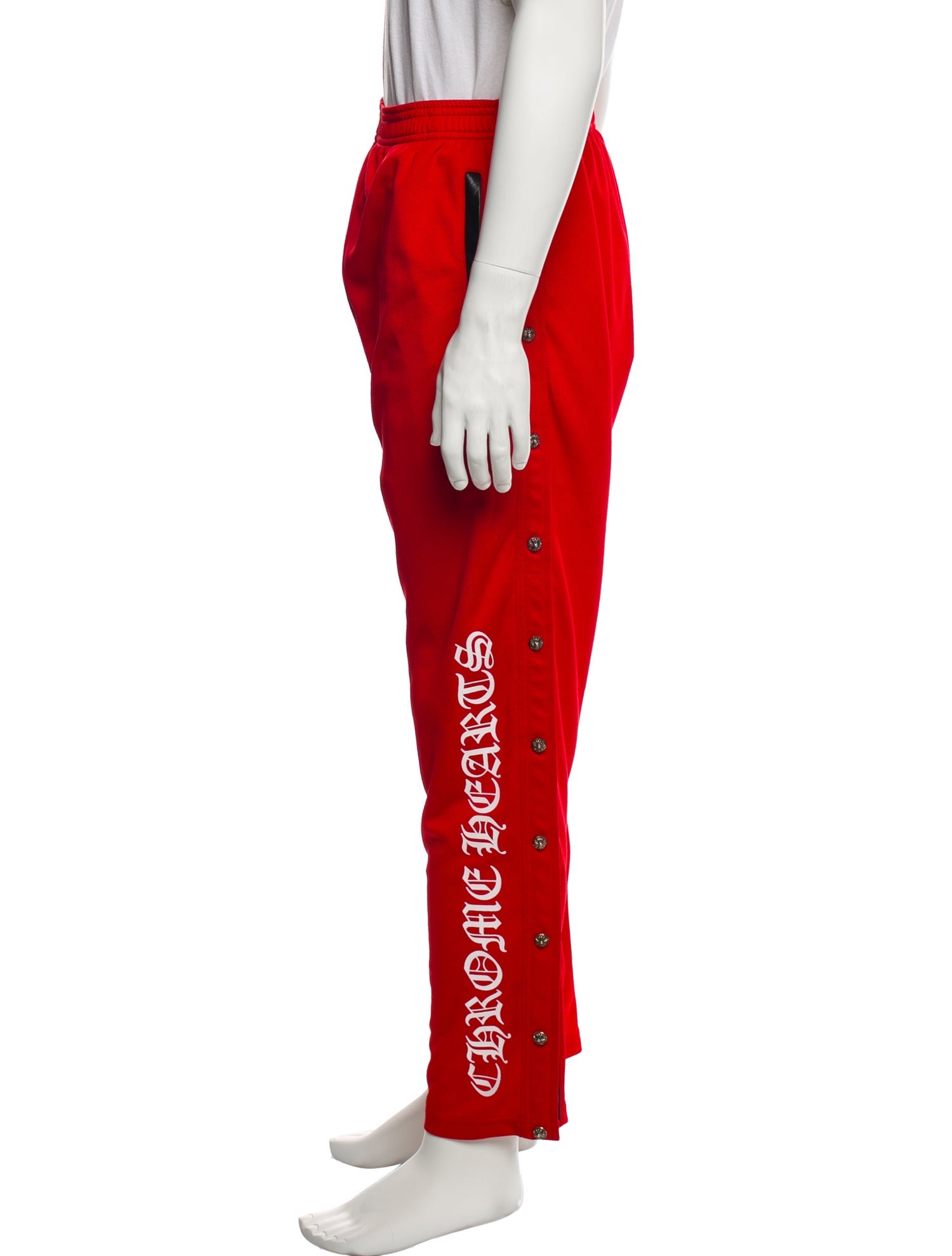 Chrome Hearts Tear-Away Snap Track Joggers