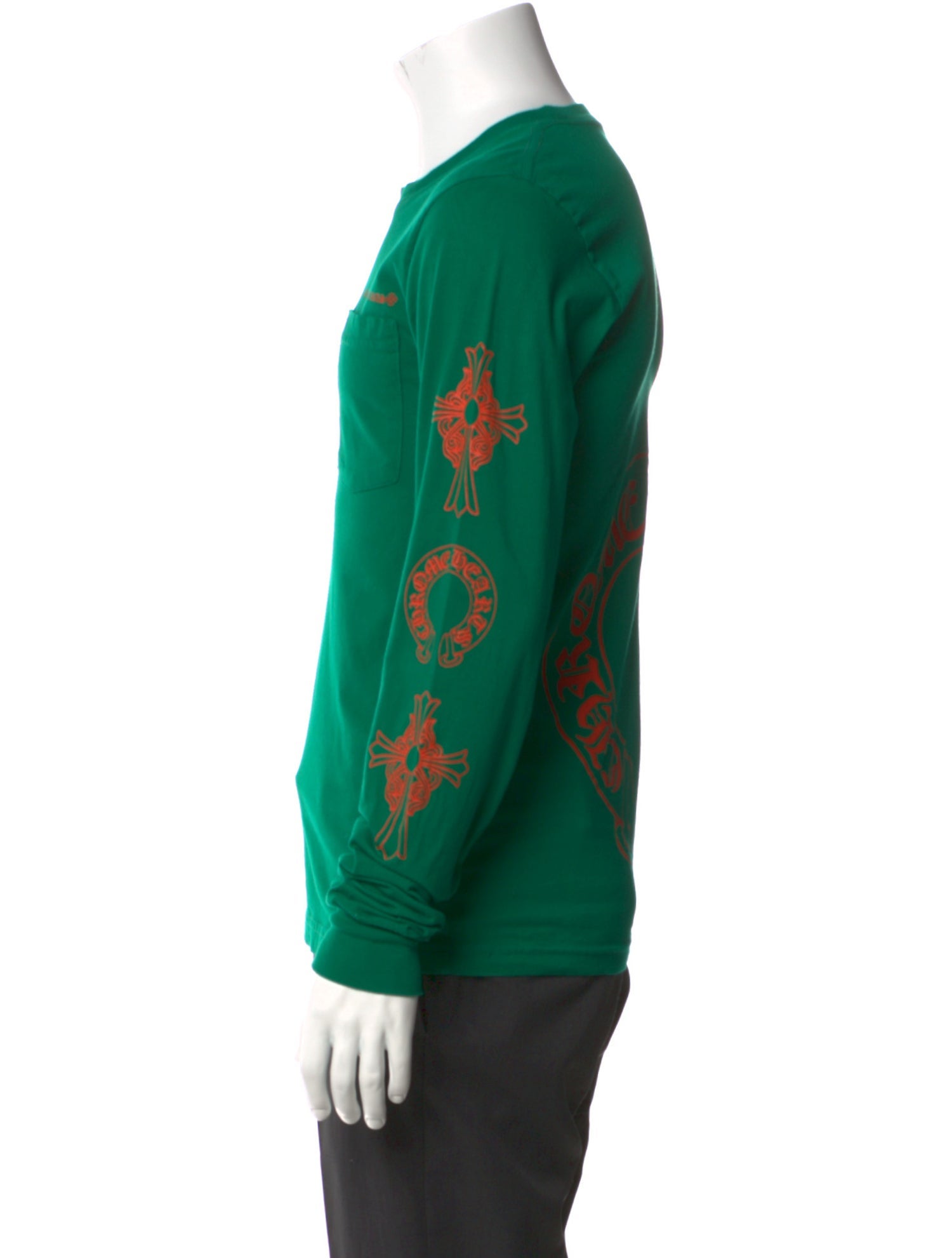 Chrome Hearts Signature Logo Crew Neck T-Shirt