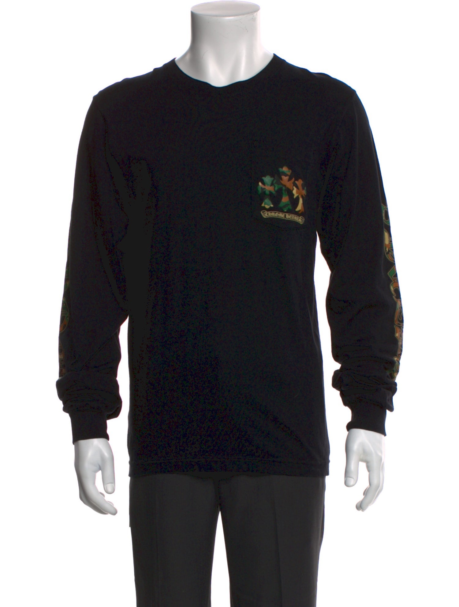 Chrome Hearts Graphic Print Crew Neck T-Shirt