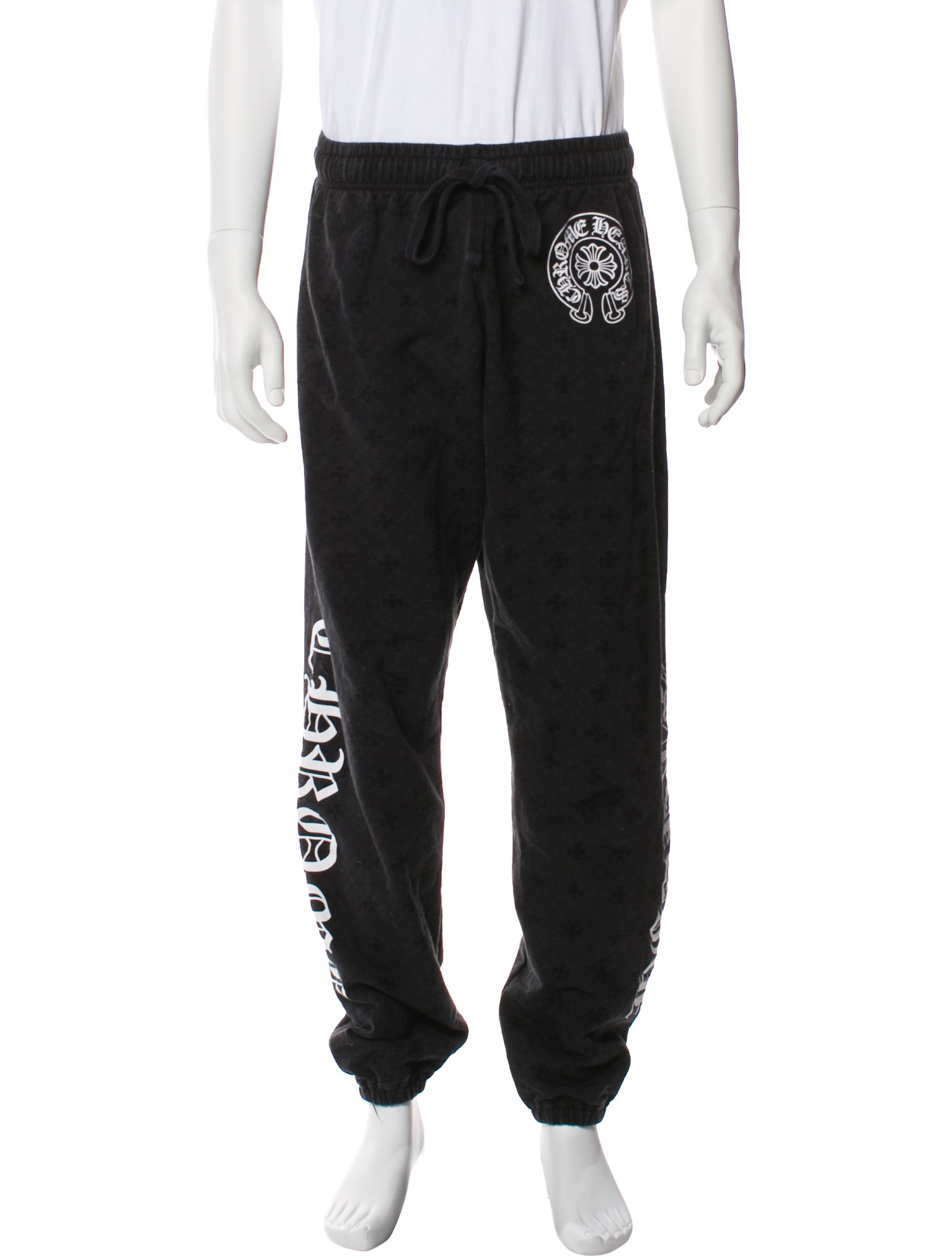 Chrome Hearts Signature Logo Horseshoe Lounge Bottoms