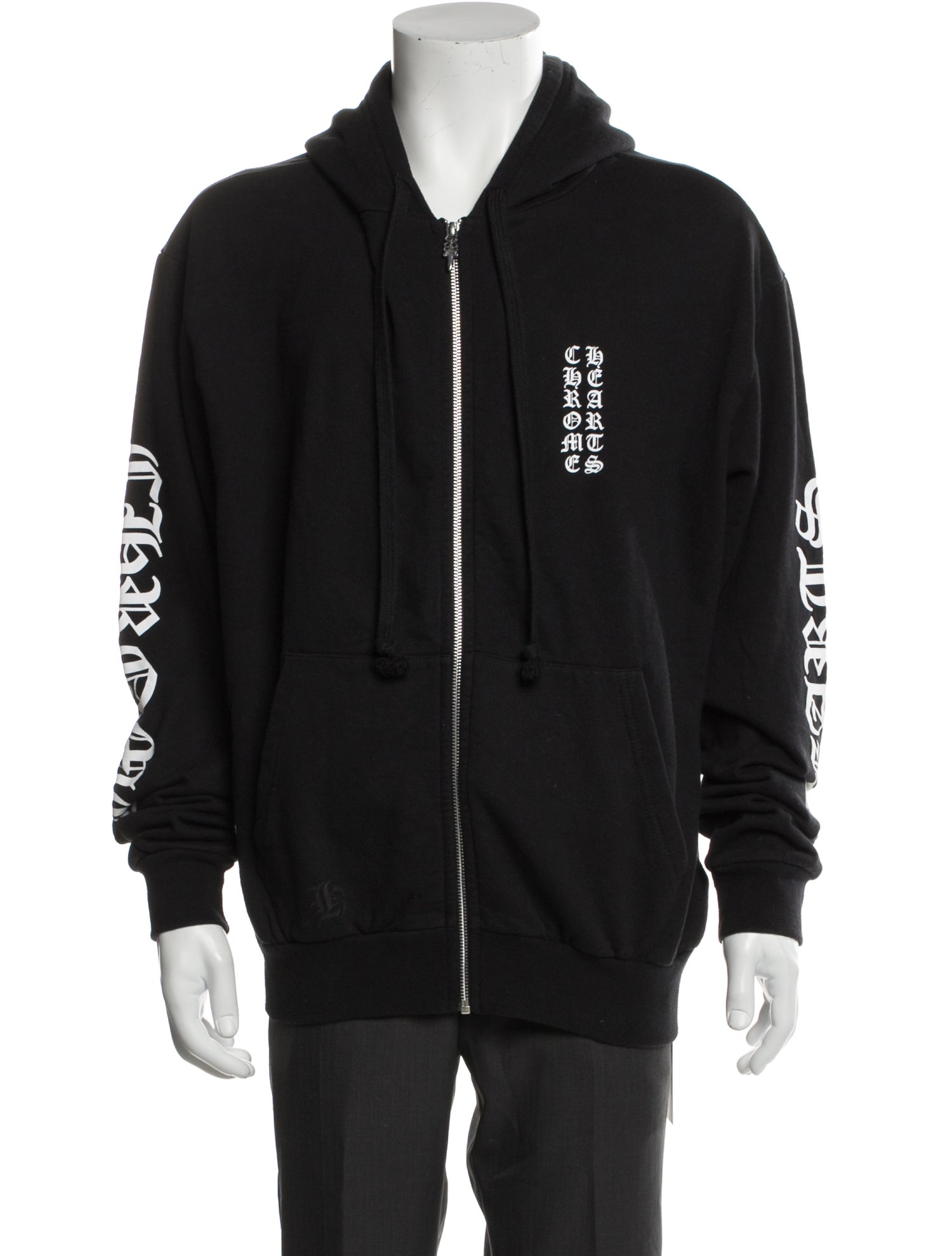 Chrome Hearts Graphic Print Crew Neck Hoodie