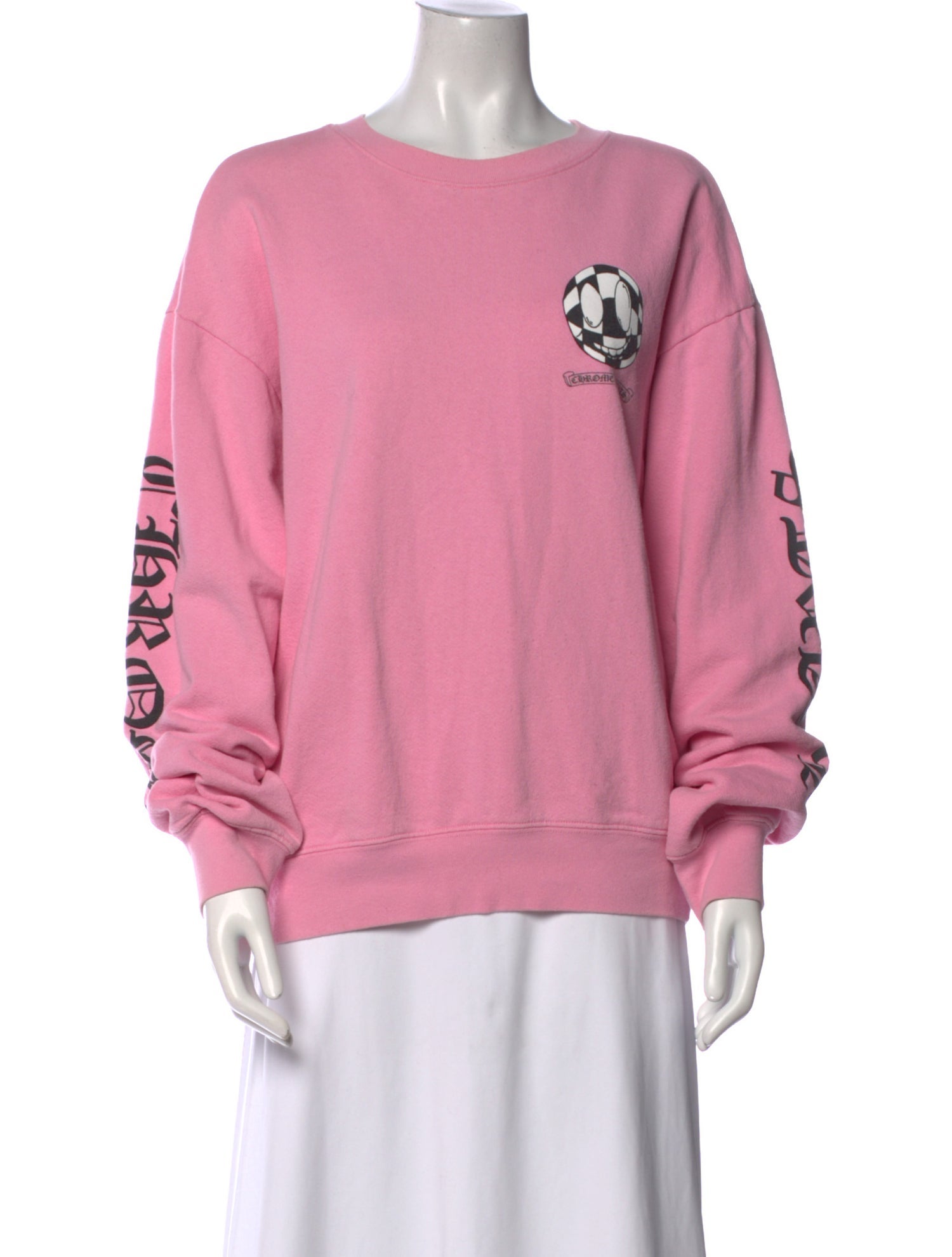 Chrome Hearts Graphic Print Crew Neck Sweatshirt