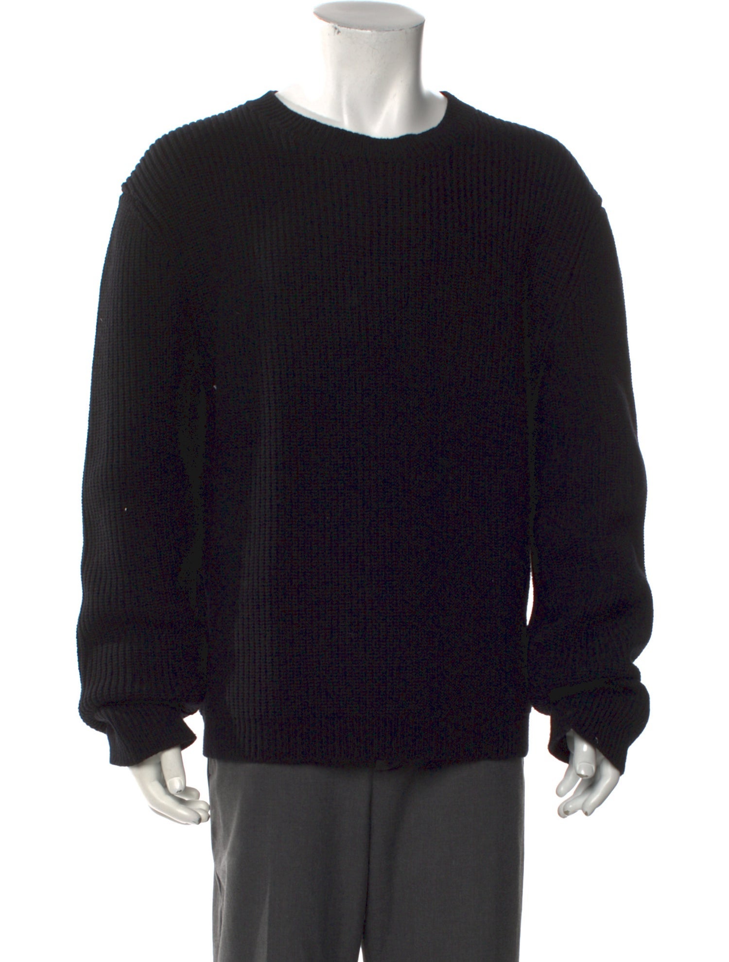 Chrome Hearts Cashmere Scroll Cross Patch Cashmere Pullover