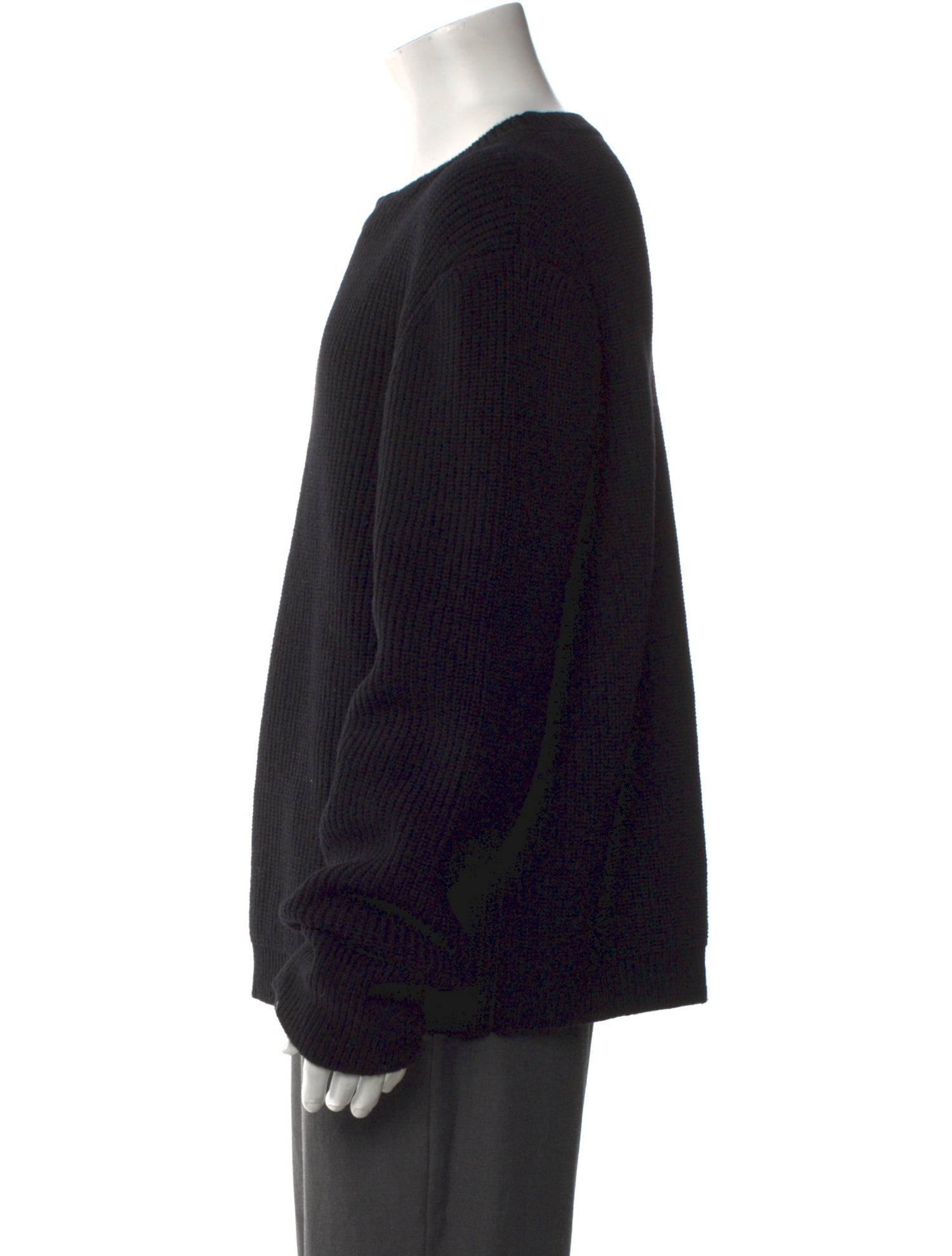 Chrome Hearts Cashmere Scroll Cross Patch Cashmere Pullover