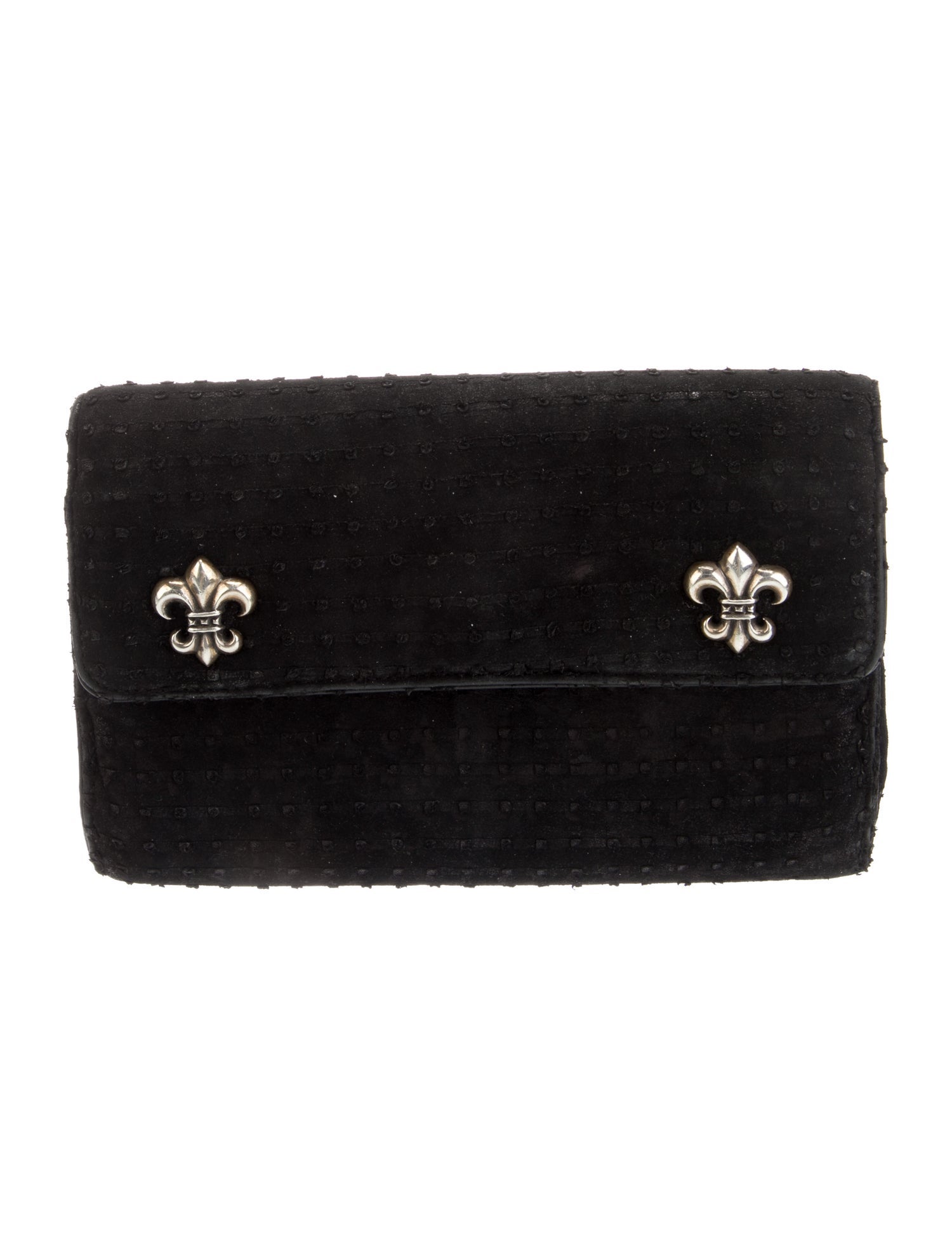 Chrome Hearts Suede Fleur de Lis