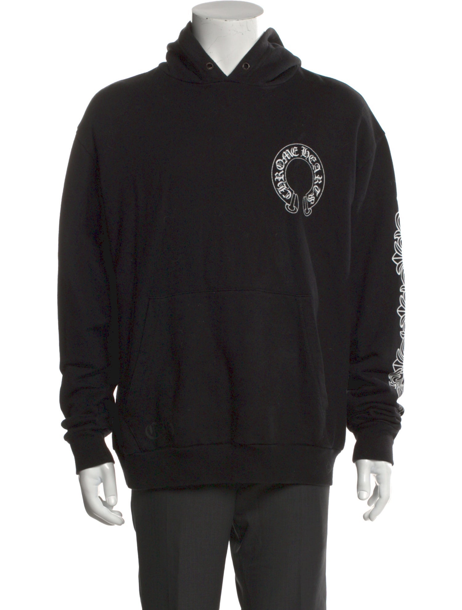 Chrome Hearts Signature Logo Horseshoe Hoodie