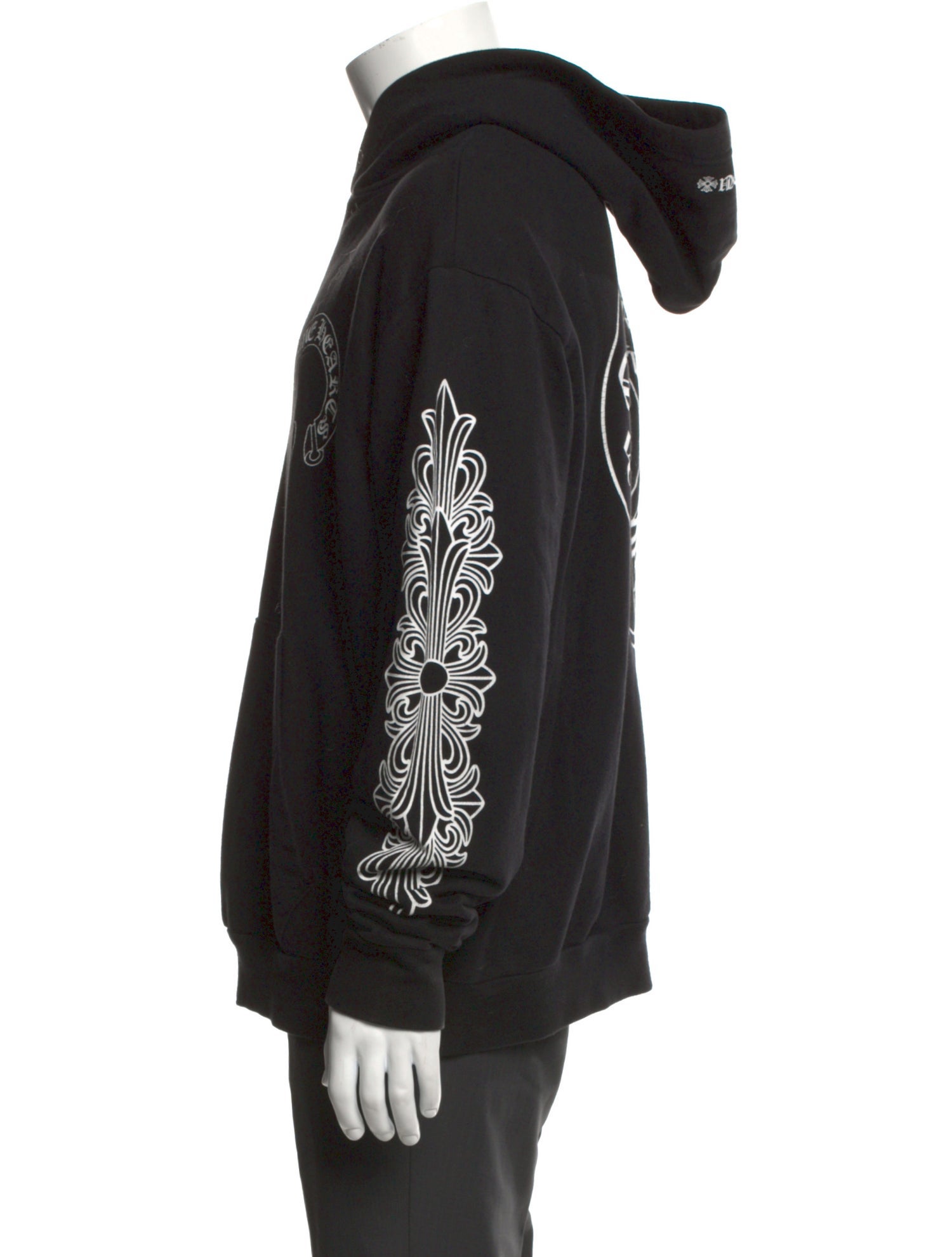 Chrome Hearts Signature Logo Horseshoe Hoodie