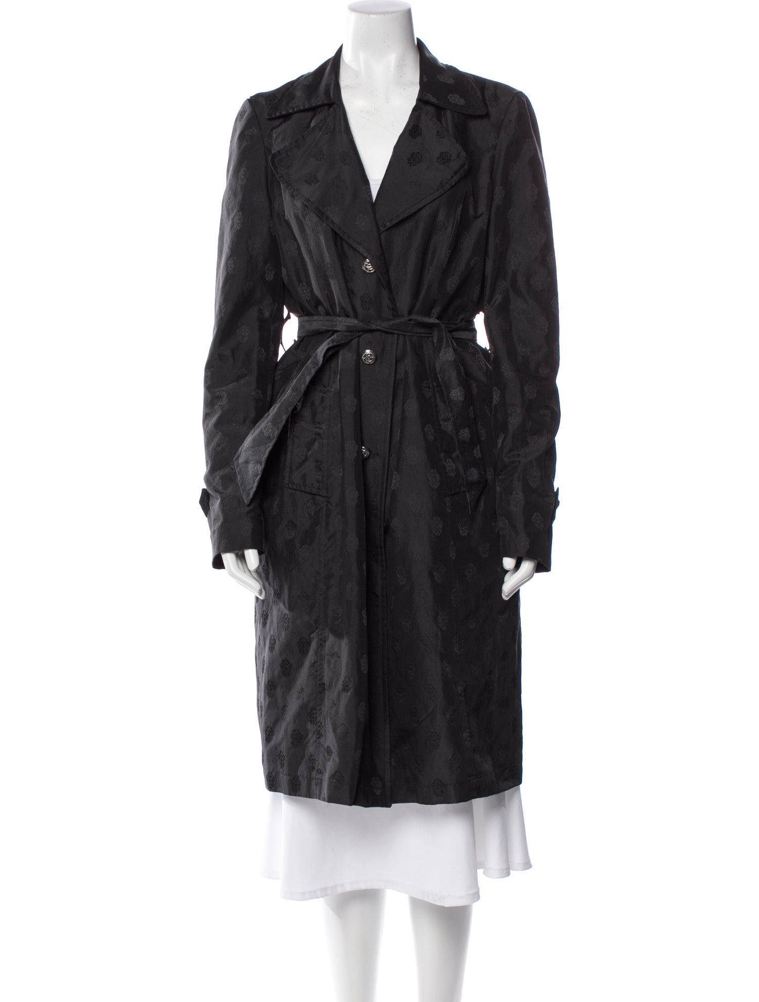Chrome Hearts Dagger Printed Trench Coat