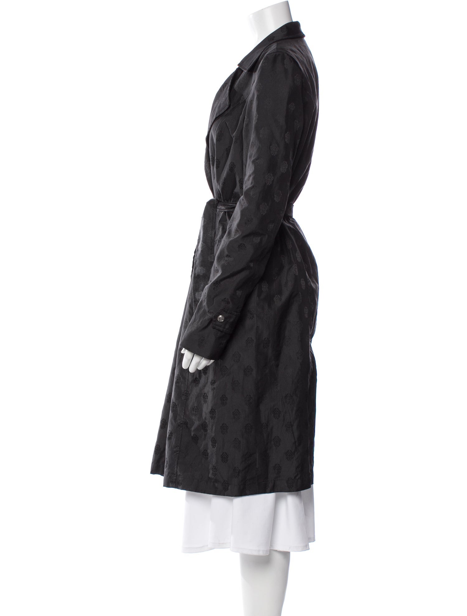 Chrome Hearts Dagger Printed Trench Coat