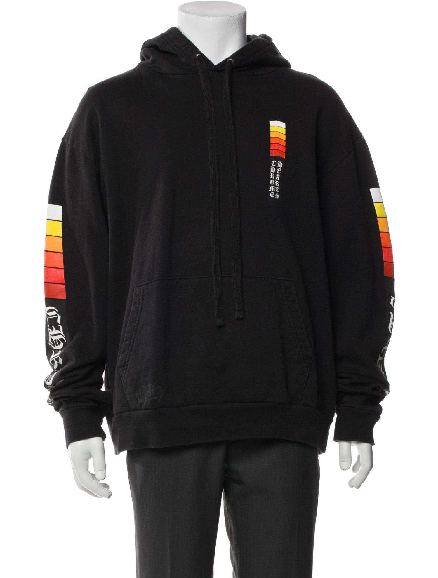 Chrome Hearts Signature Logo Graphic Print Hoodie