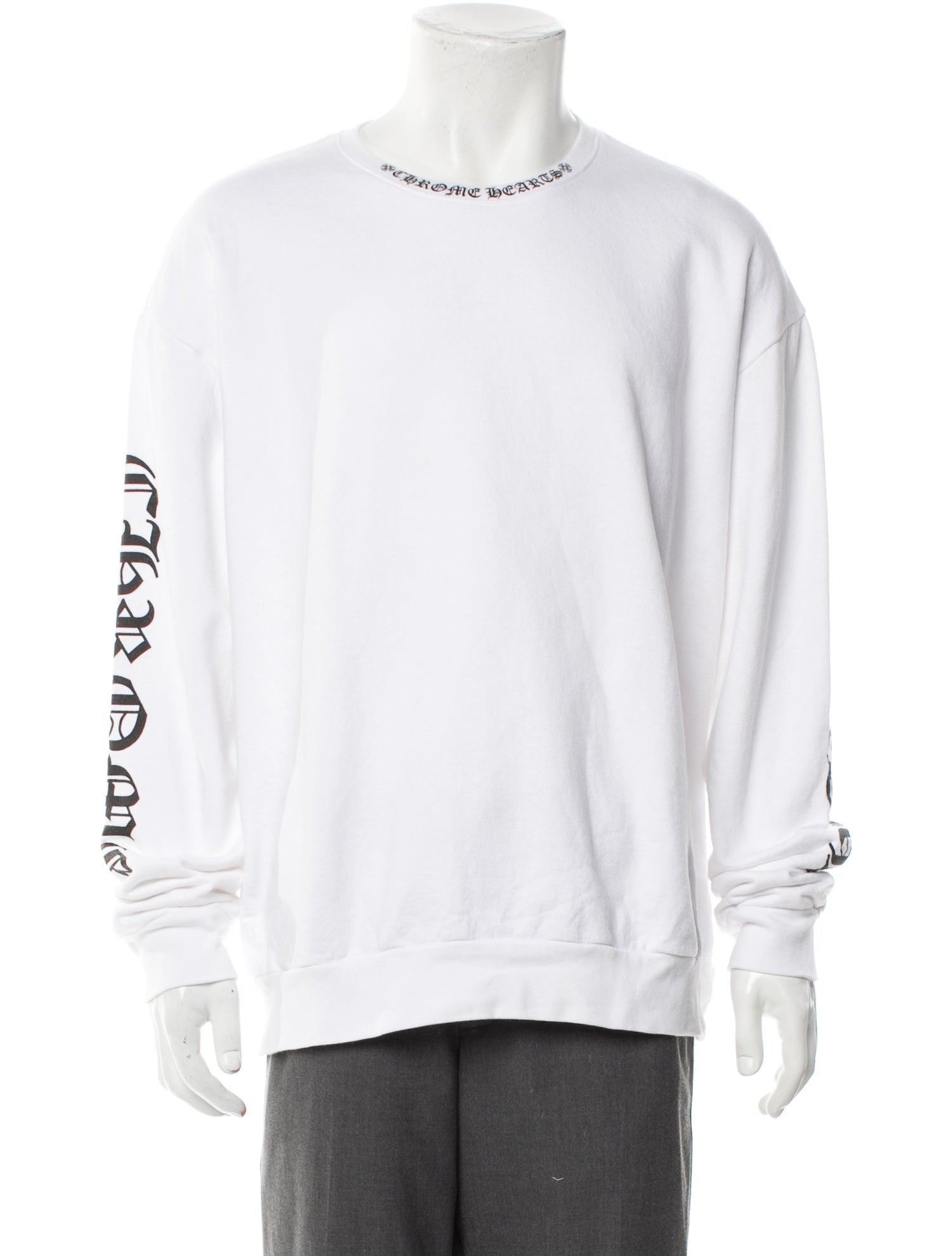 Chrome Hearts Graphic Print Crew Neck Sweatshirt