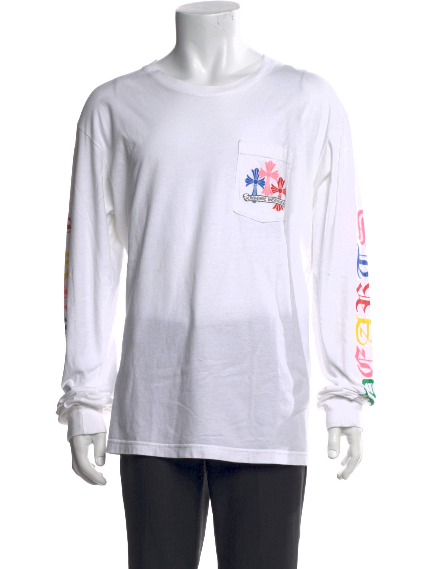 Chrome Hearts Graphic Print Crew Neck T-Shirt