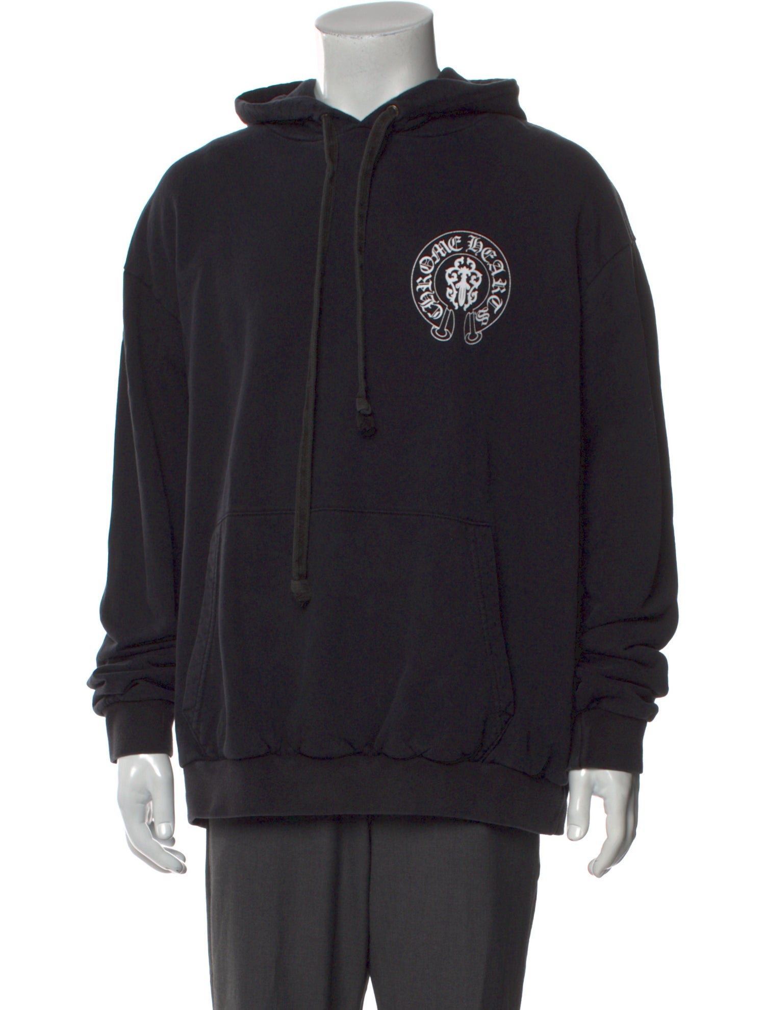 Chrome Hearts Signature Logo Dagger Flag Hoodie