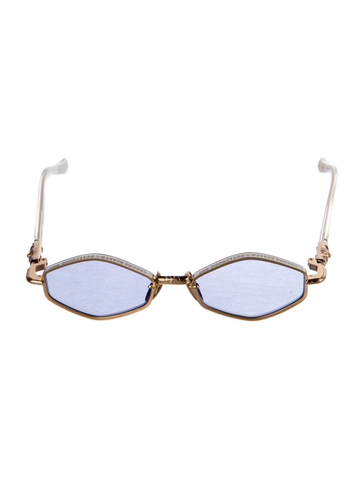 Chrome Hearts Nip Slip Round Sunglasses