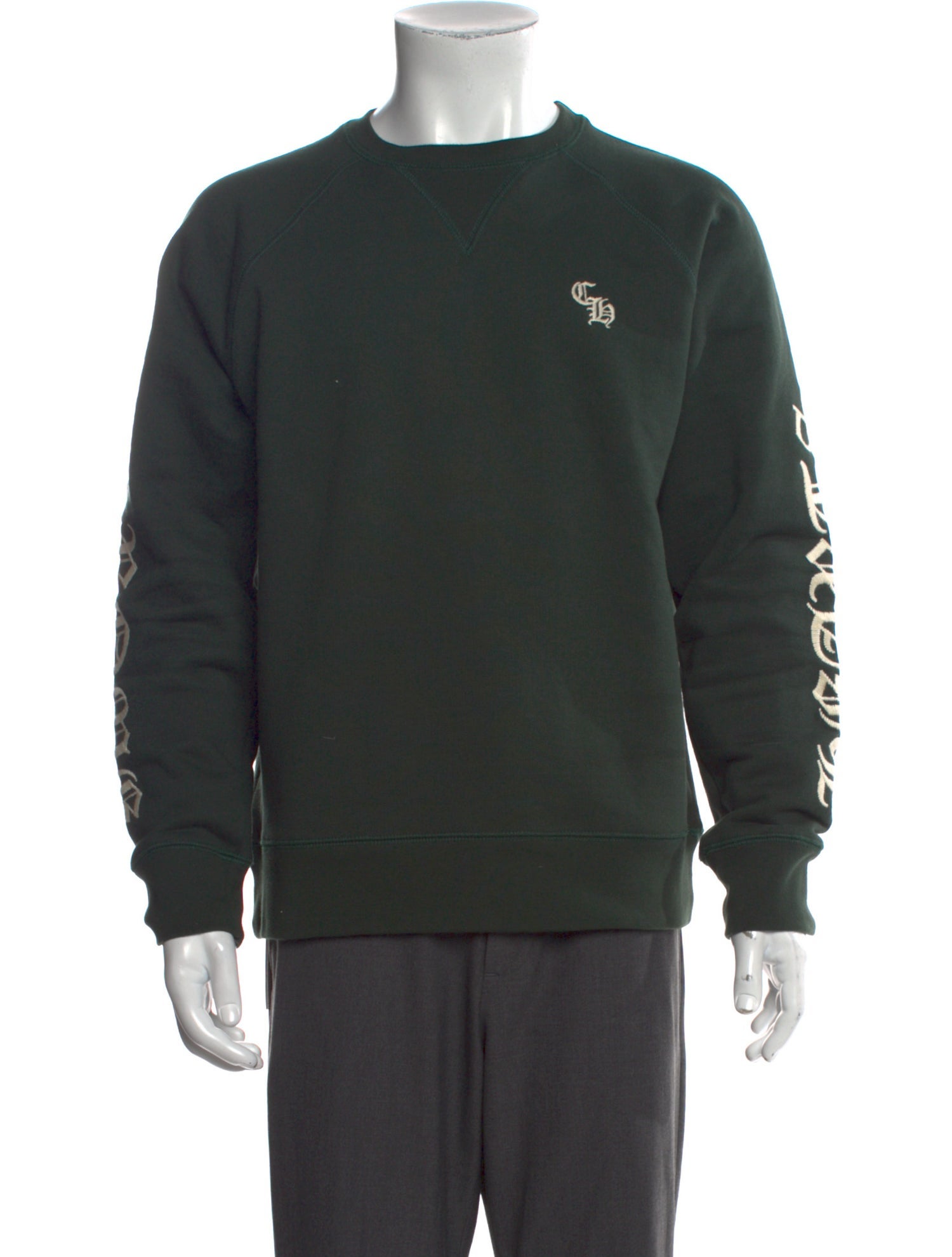 Chrome Hearts Graphic Print Crew Neck Pullover