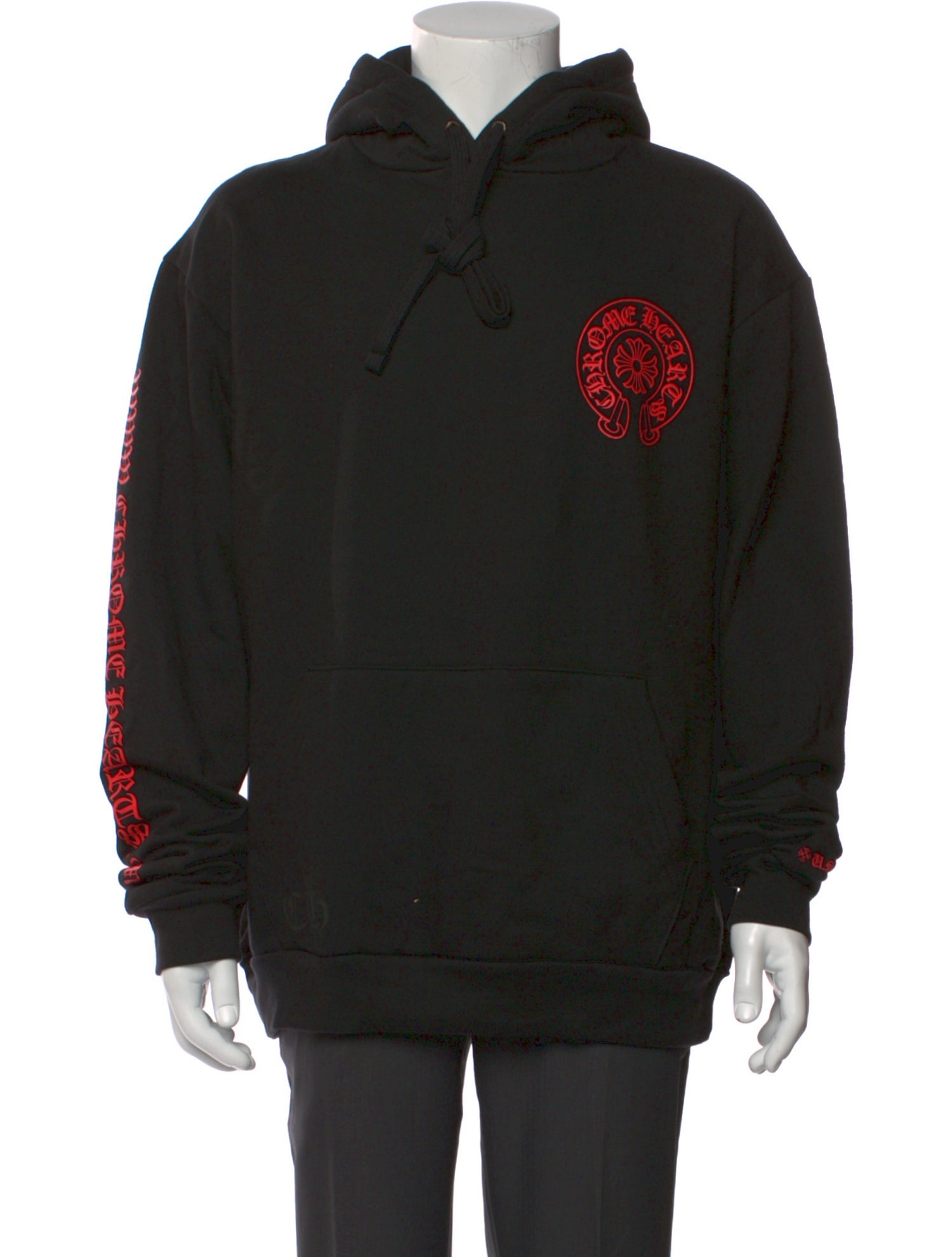 Chrome Hearts Signature Logo Graphic Print Hoodie