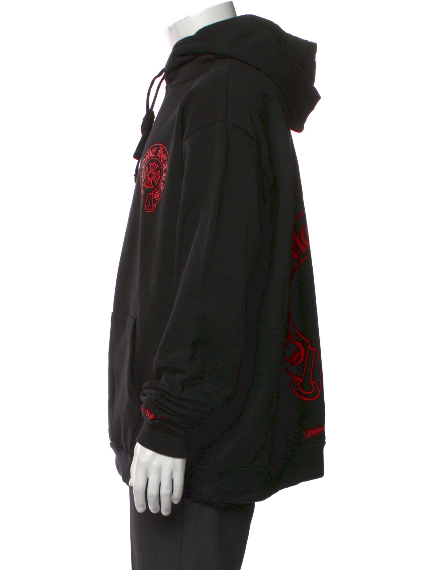 Chrome Hearts Signature Logo Graphic Print Hoodie