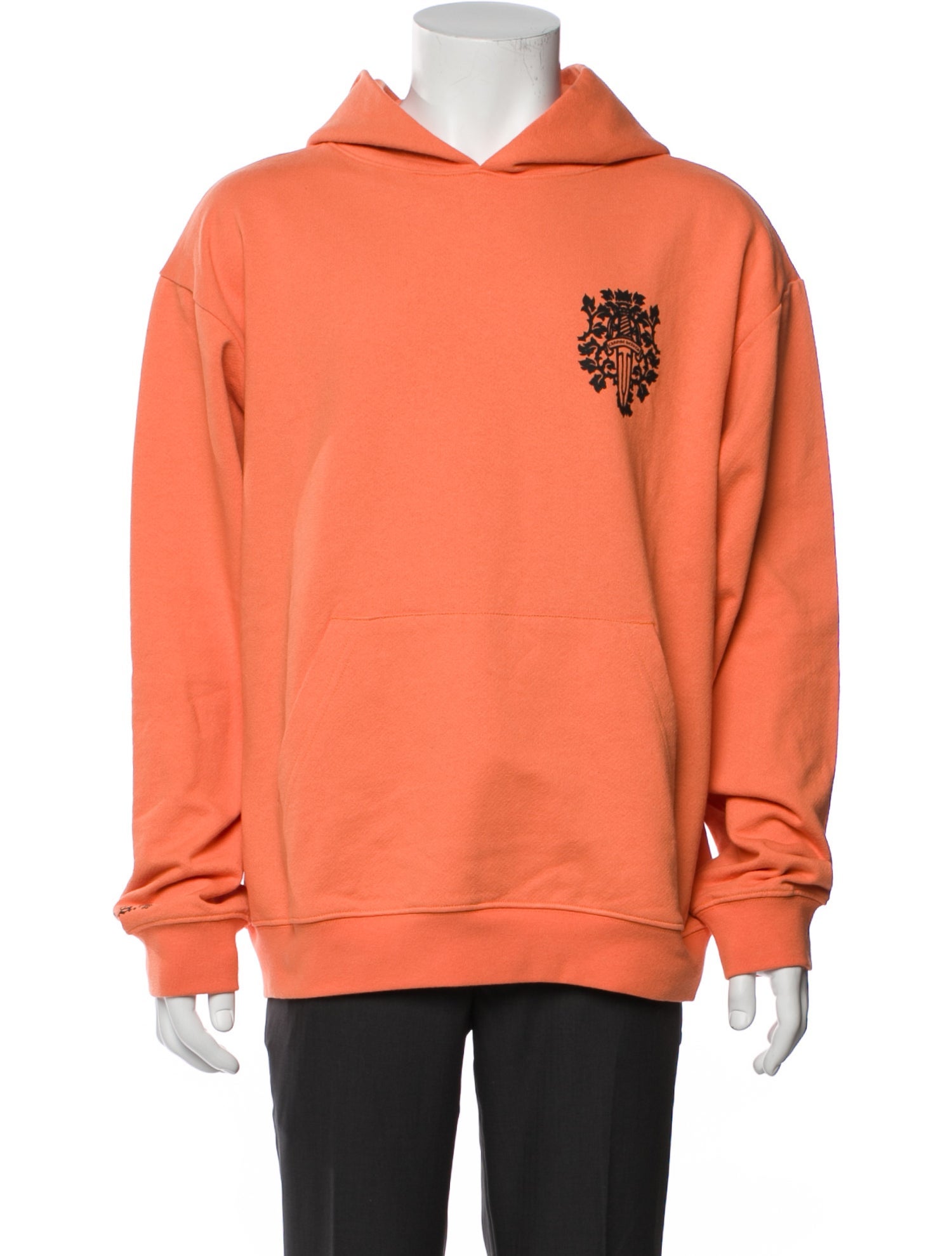 Chrome Hearts Graphic Print Crew Neck Hoodie