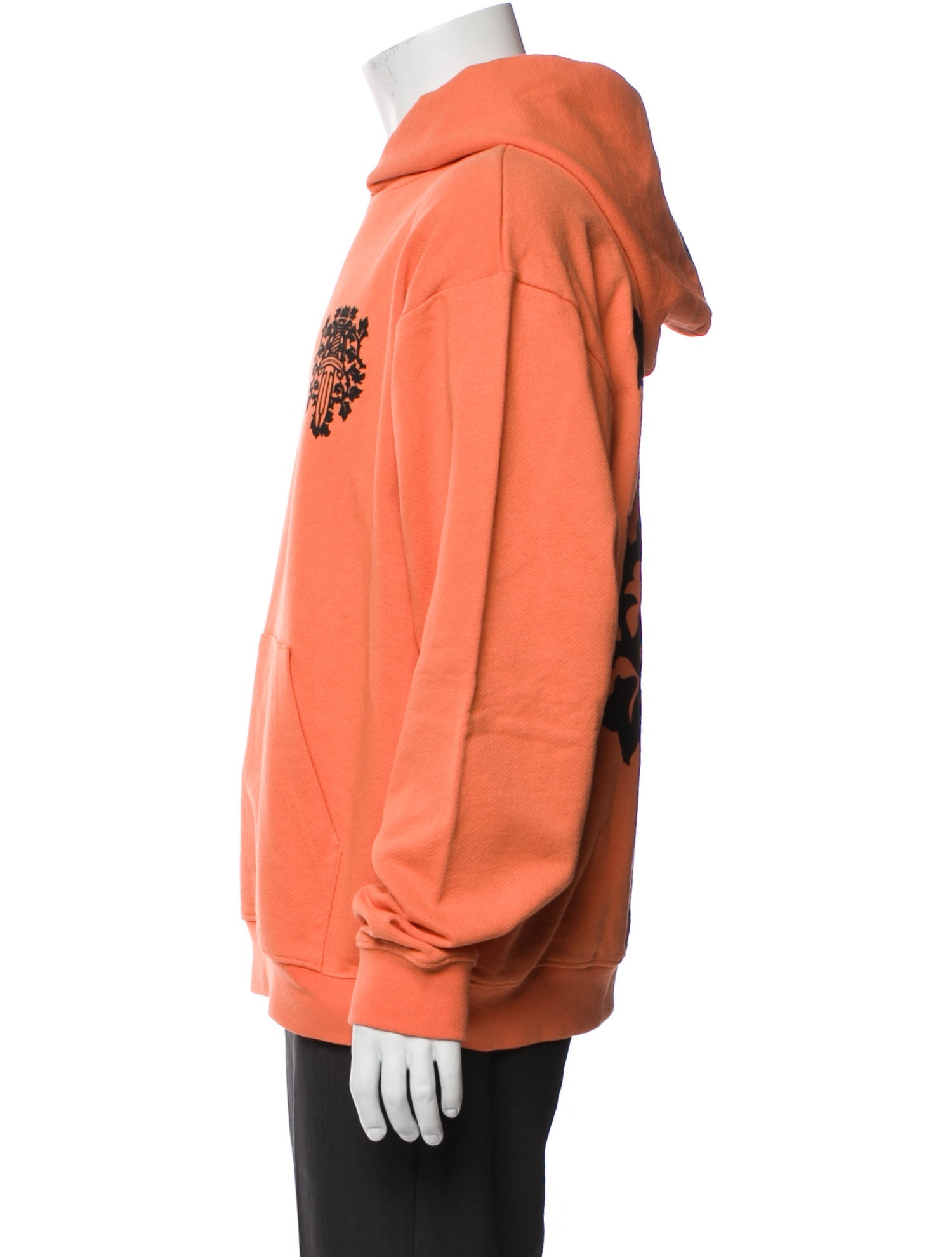 Chrome Hearts Graphic Print Crew Neck Hoodie