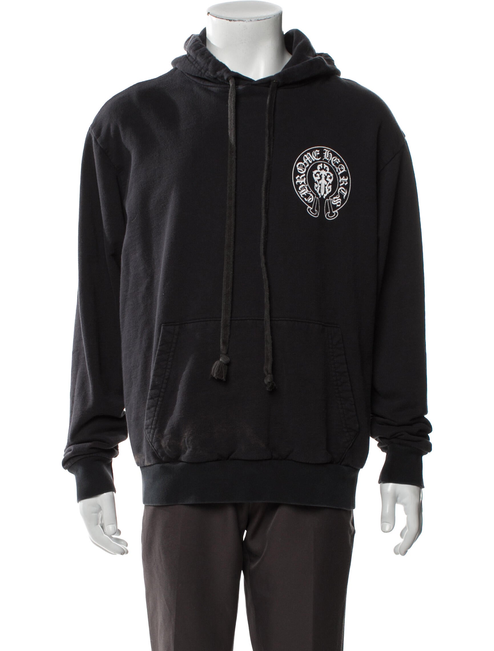 Chrome Hearts Graphic Print Crew Neck Hoodie
