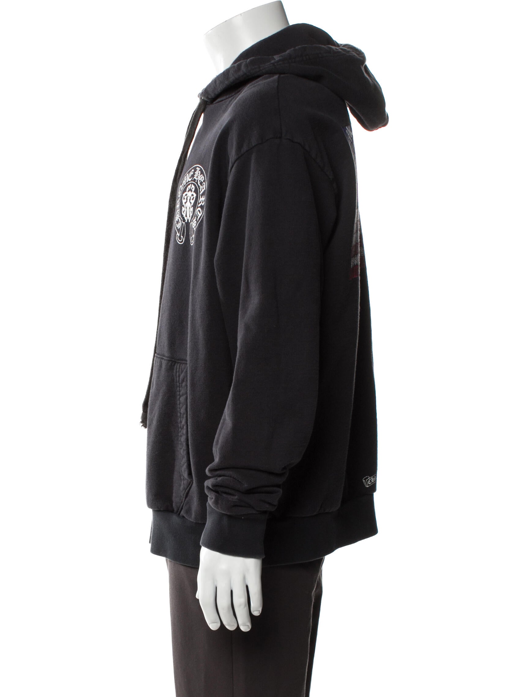 Chrome Hearts Graphic Print Crew Neck Hoodie