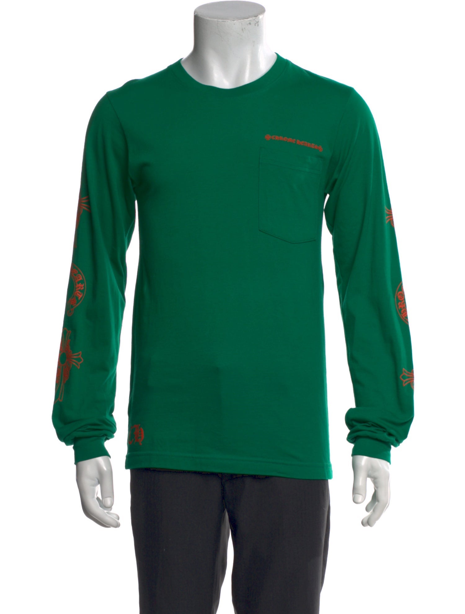 Chrome Hearts Crew Neck Long Sleeve T-Shirt