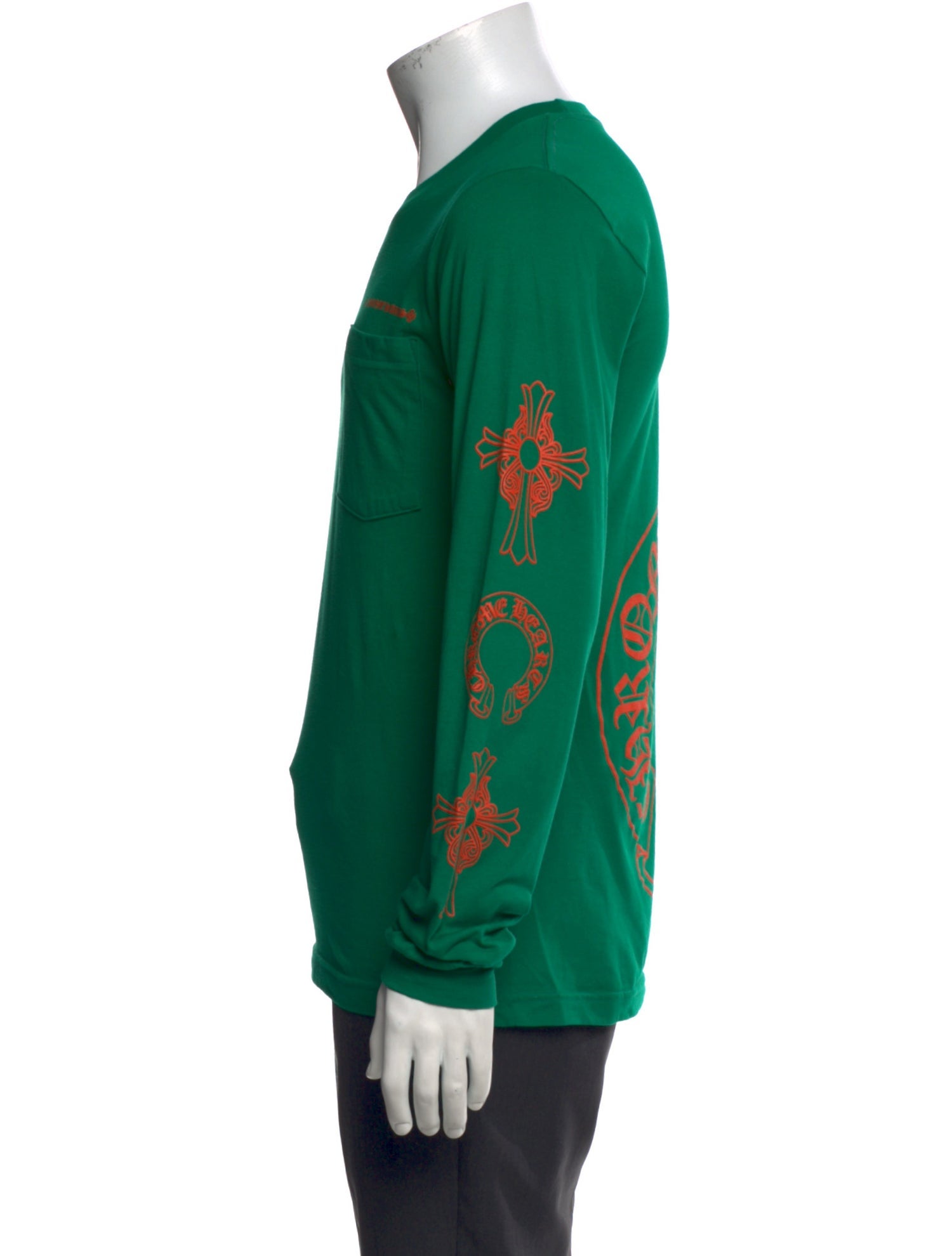 Chrome Hearts Crew Neck Long Sleeve T-Shirt