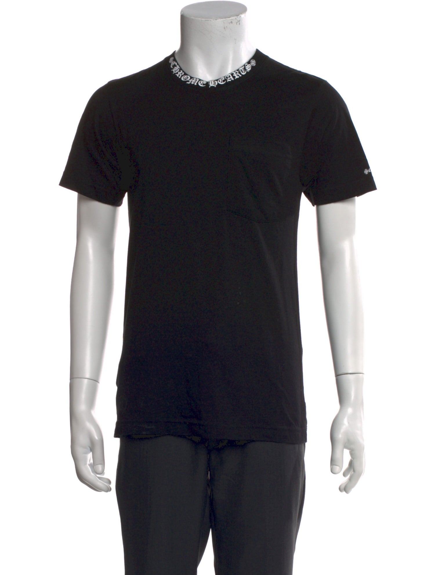 Chrome Hearts V-Neck Short Sleeve T-Shirt