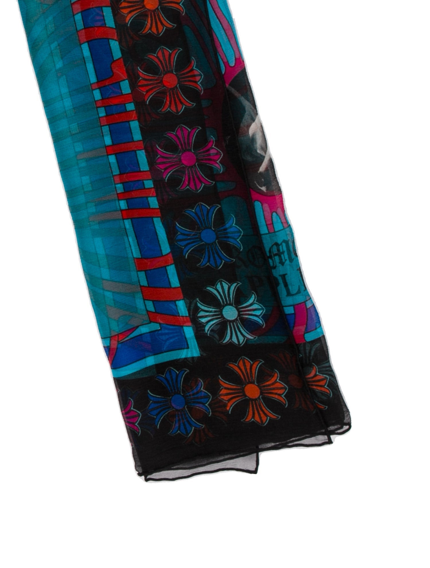 Chrome Hearts Mapplethorpe Silk Scarf