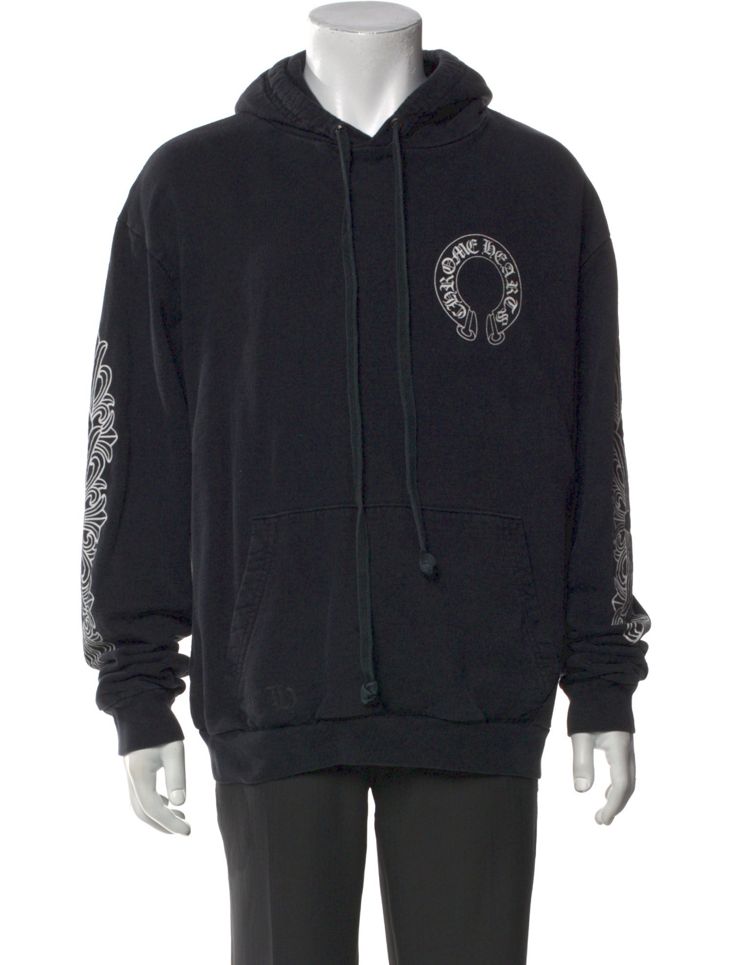 Chrome Hearts Horseshoe Graphic Print Hoodie