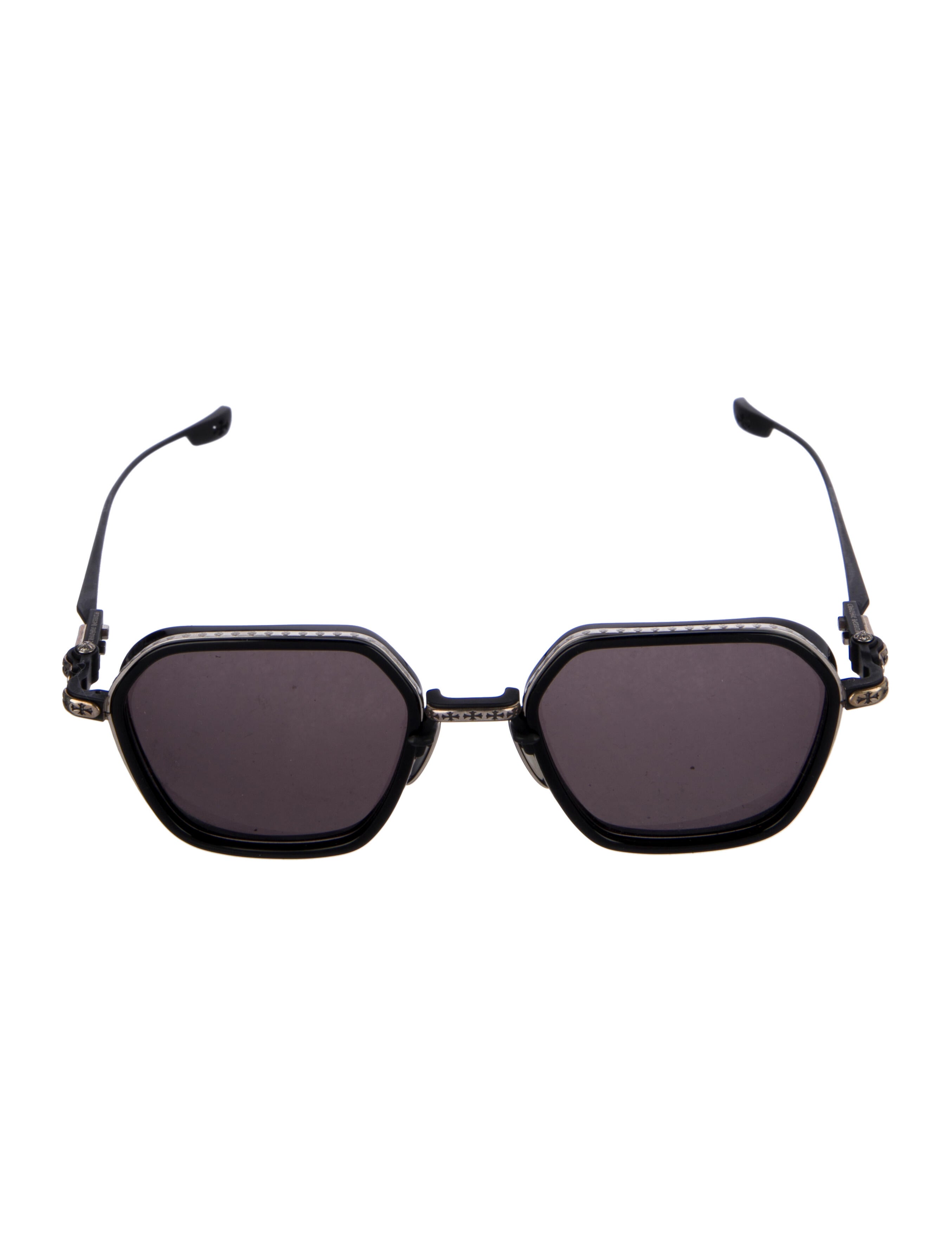 Chrome Hearts Danger Zone Square Sunglasses
