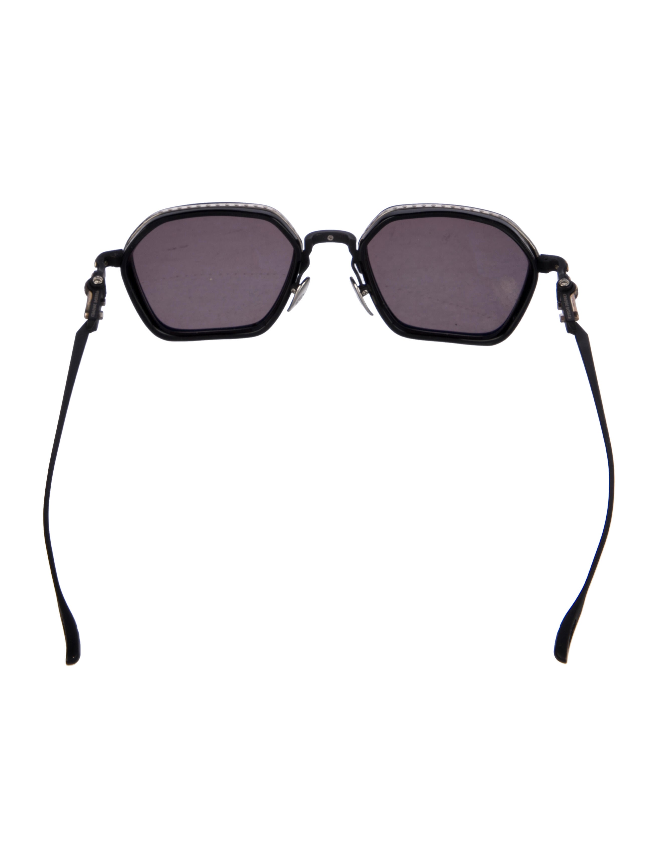 Chrome Hearts Danger Zone Square Sunglasses