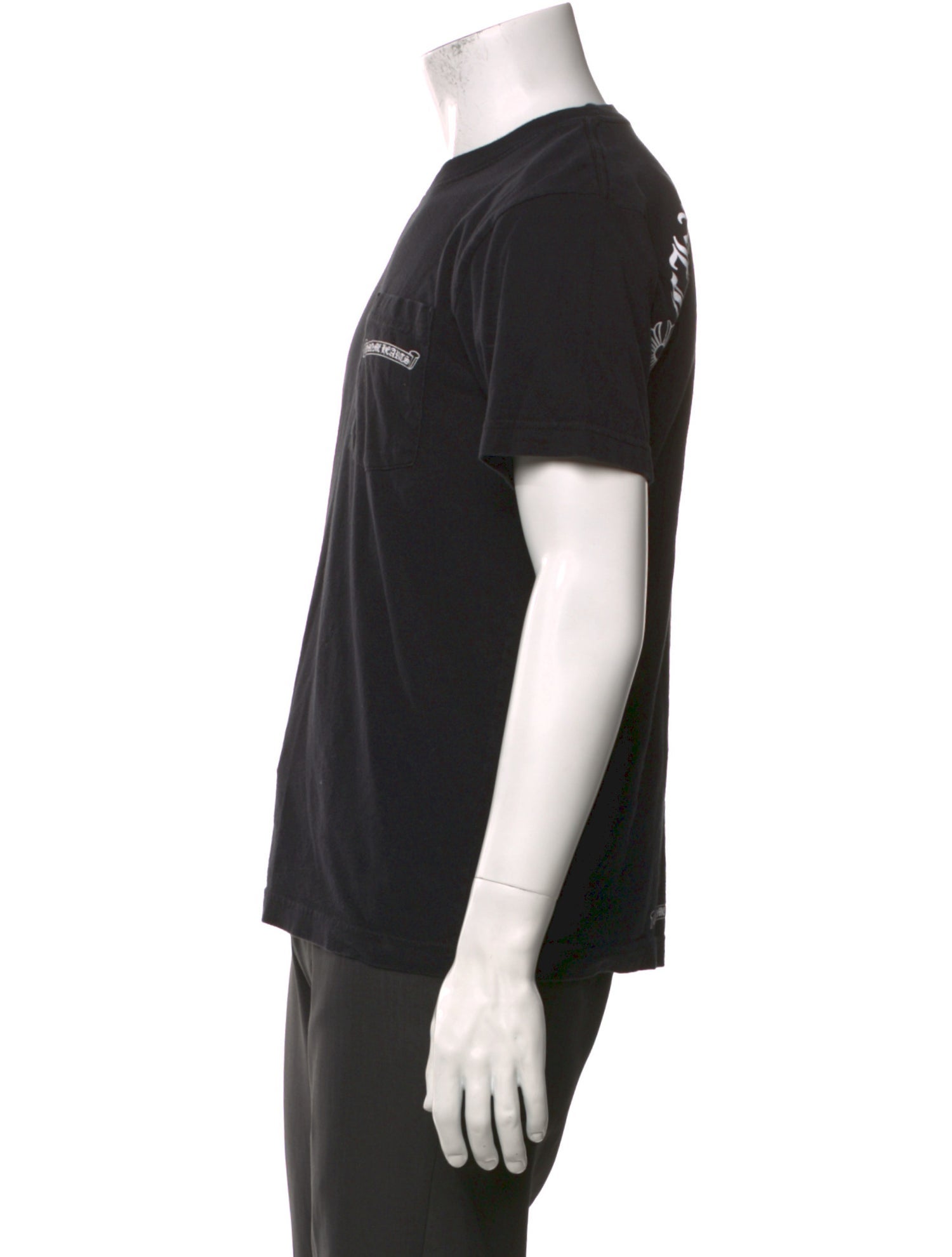 Chrome Hearts Script Logo Graphic Print T-Shirt