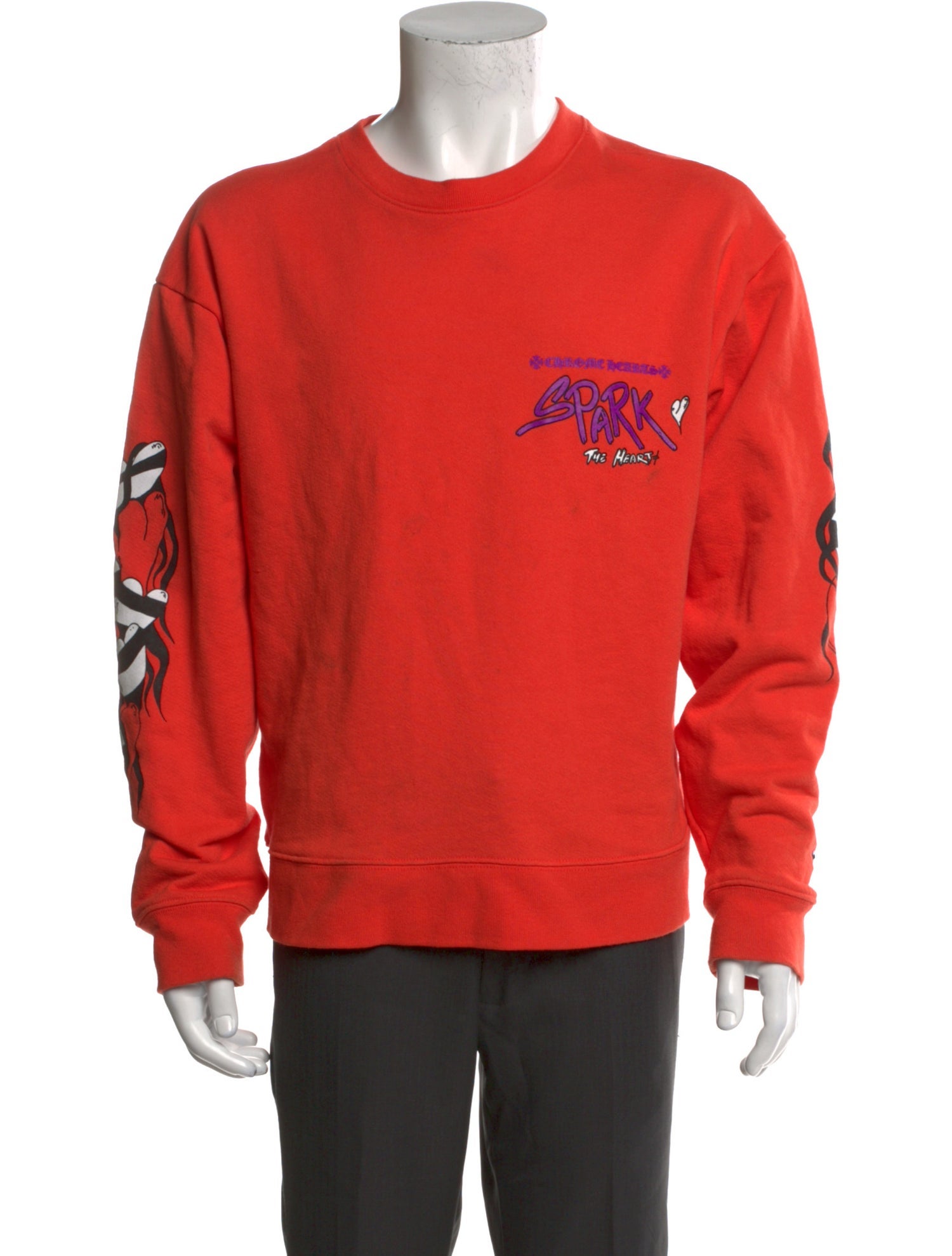 Chrome Hearts x Matty Boy 'Spark The Heart' Graphic Print Sweatshirt