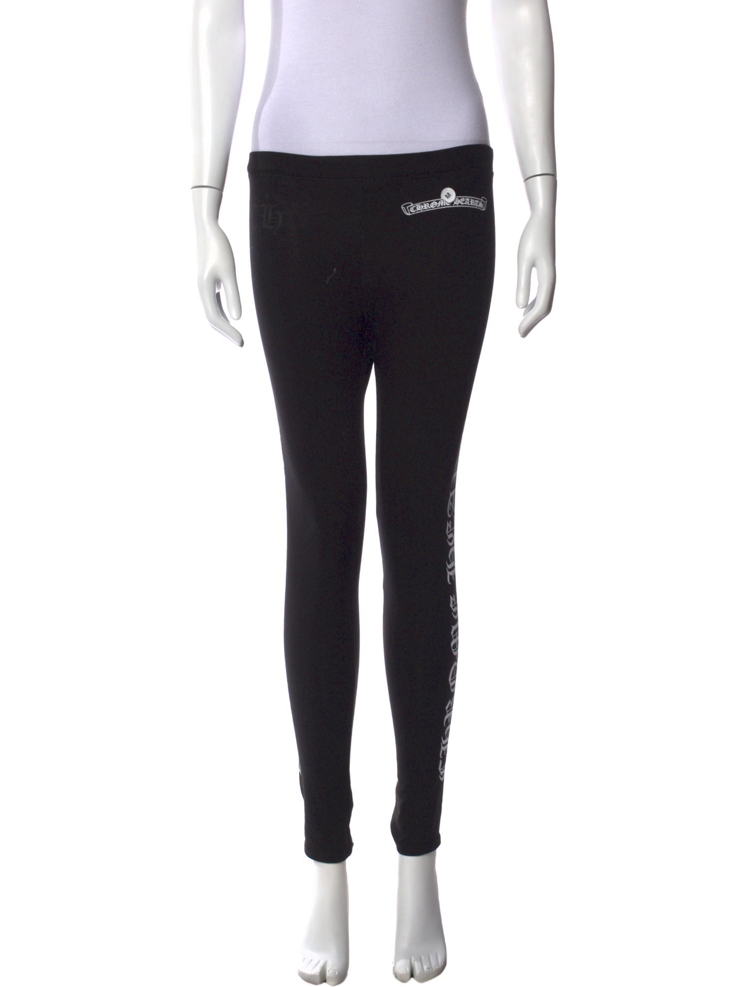 Chrome Hearts Logo Skinny Leg Pants