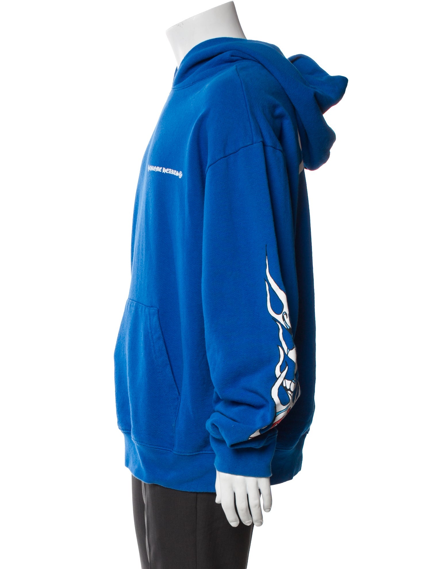 Chrome Hearts Graphic Print Crew Neck Hoodie