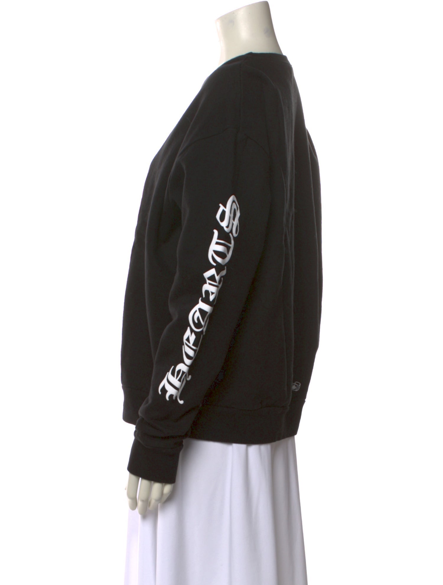 Chrome Hearts Neck Logo Graphic Print Sweatshirt