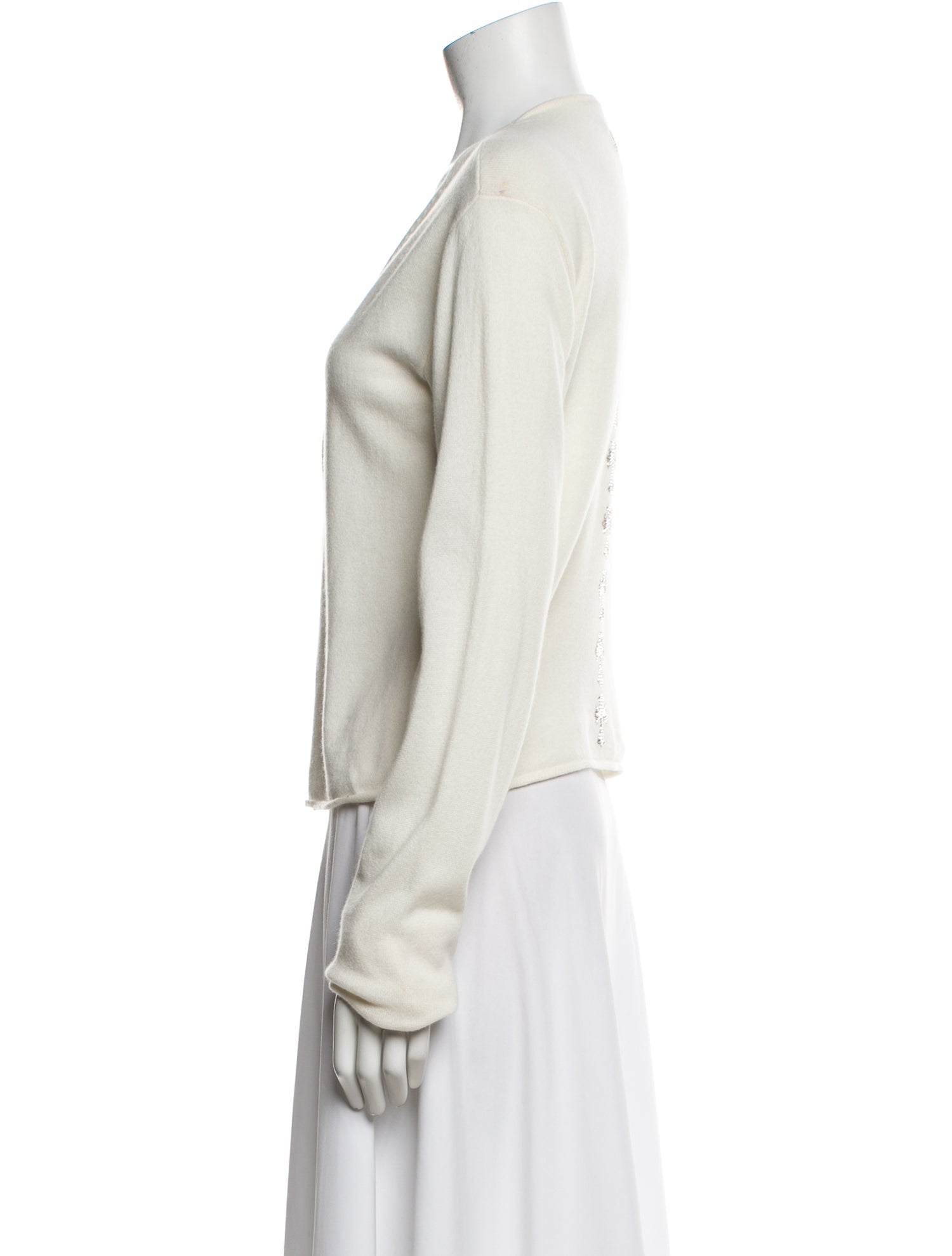 Chrome Hearts Crystal Cross Cashmere Sweater